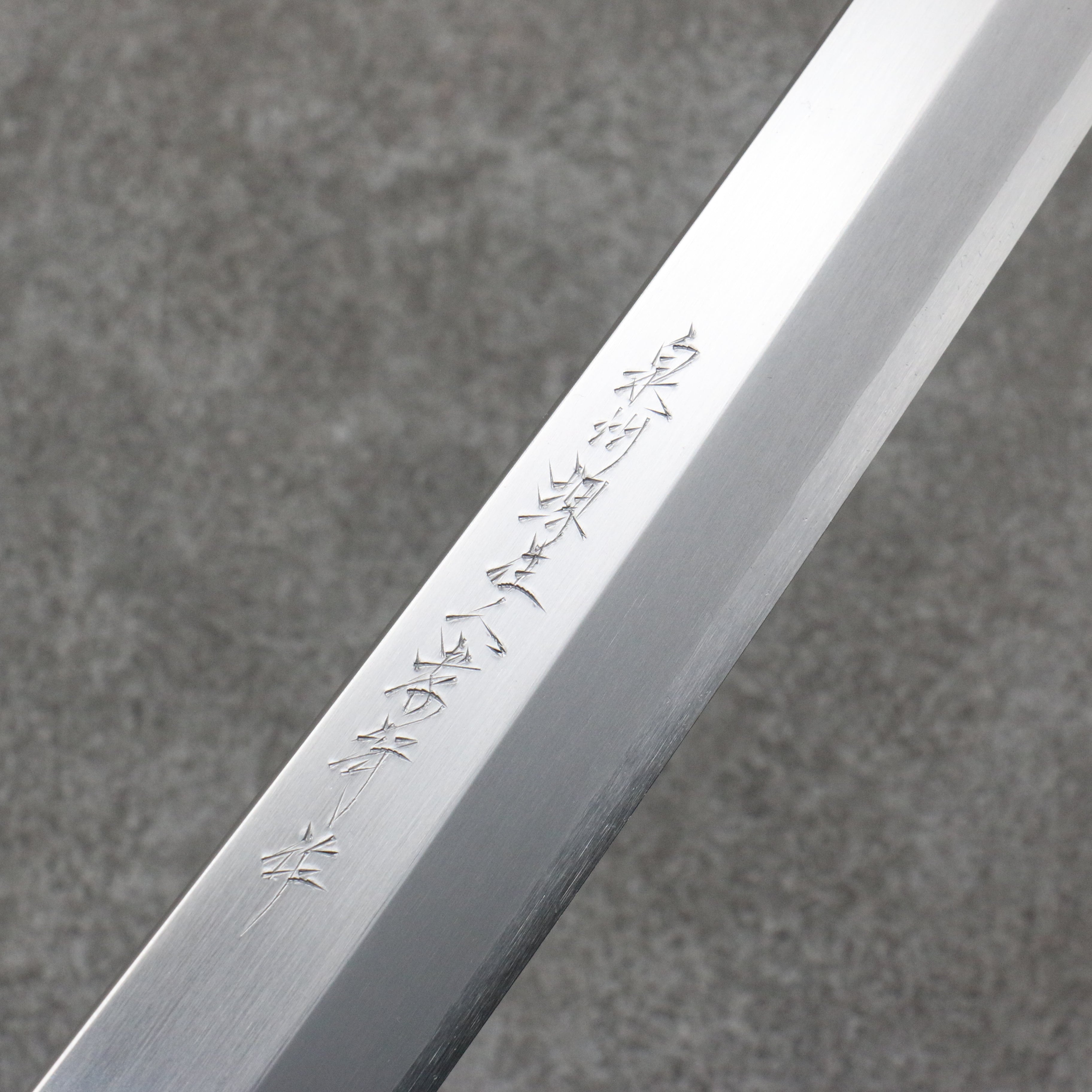 Sakai Takayuki Zangetsu Silver Steel No.3 Sakimaru Yanagiba 330mm Stabilized wood Handle with Sheath - Japanny - Best Japanese Knife