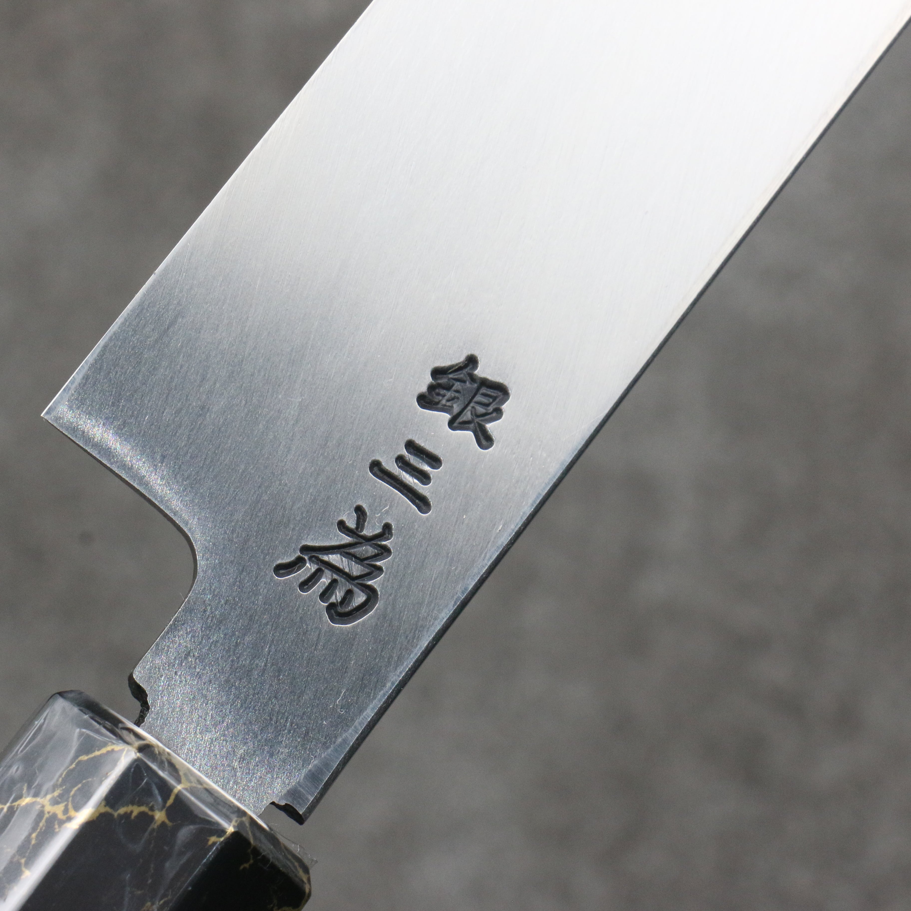 Sakai Takayuki Zangetsu Silver Steel No.3 Sakimaru Yanagiba 330mm Stabilized wood Handle with Sheath - Japanny - Best Japanese Knife