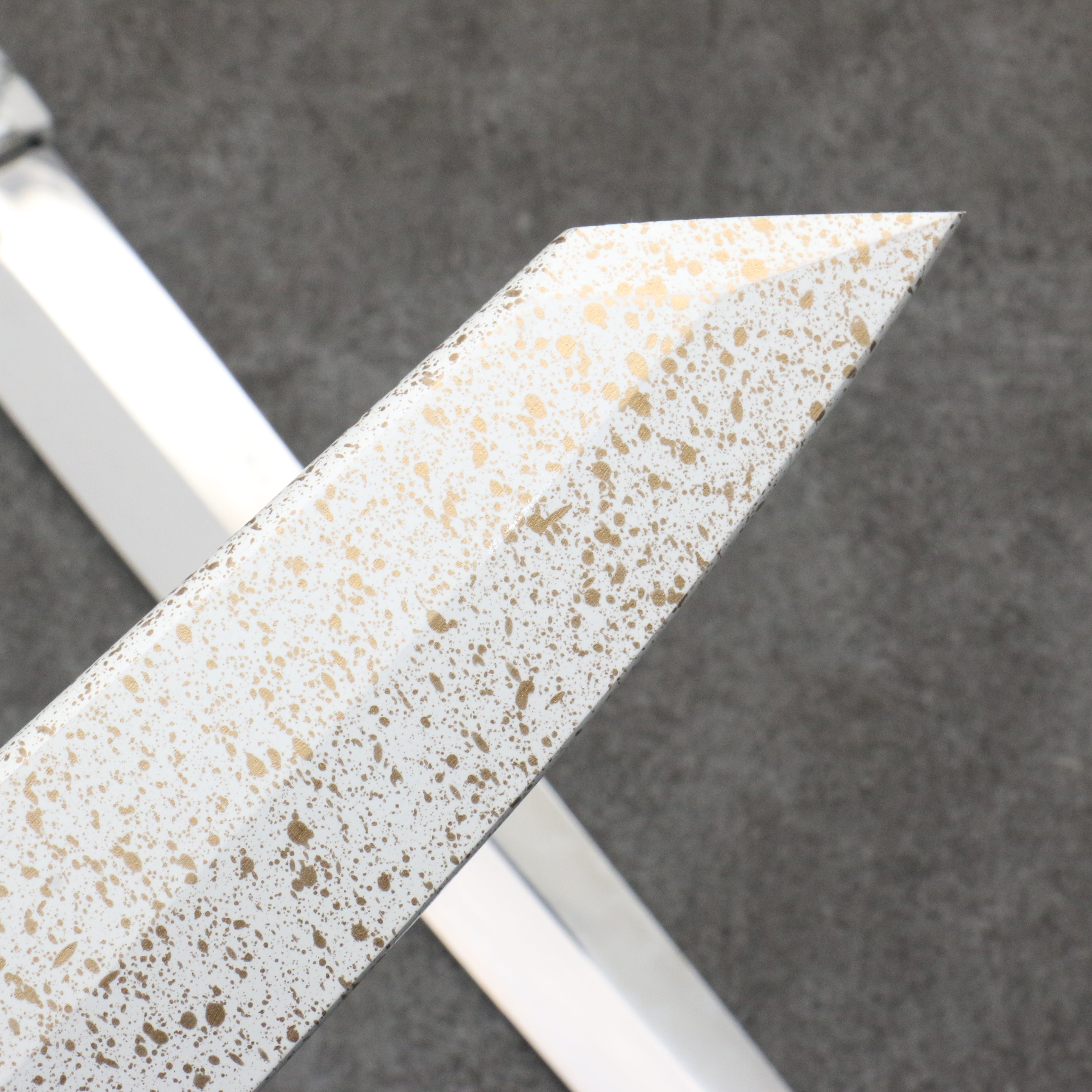 Sakai Takayuki Hien White Steel No.2 Honyaki Kiritsuke Yanagiba 300mm Stabilized wood (White Ferrule and End Cap) Handle with Sheath - Japanny - Best Japanese Knife