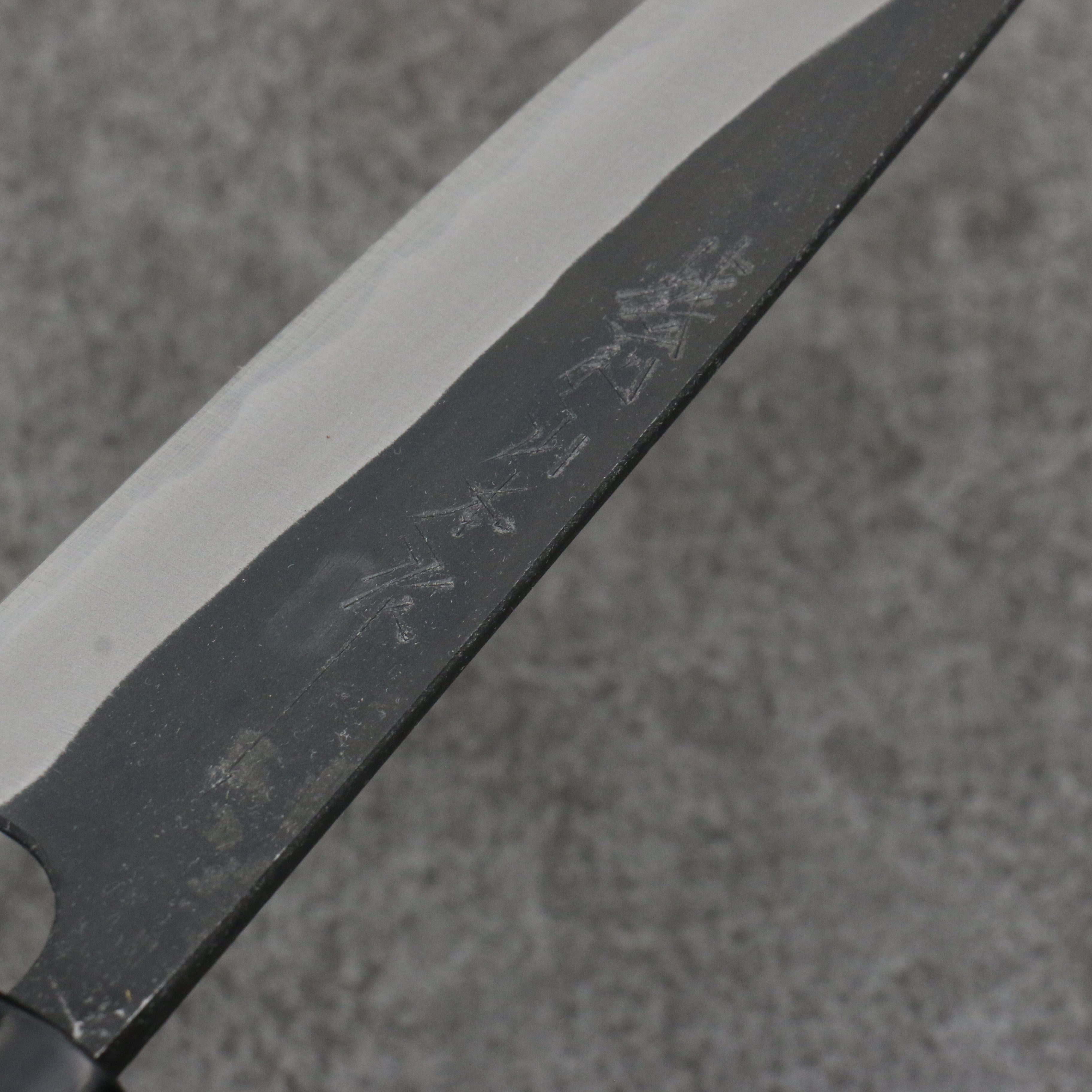 Nao Yamamoto Blue Steel Kurouchi Petty-Utility 150mm Walnut Handle - Japanny - Best Japanese Knife