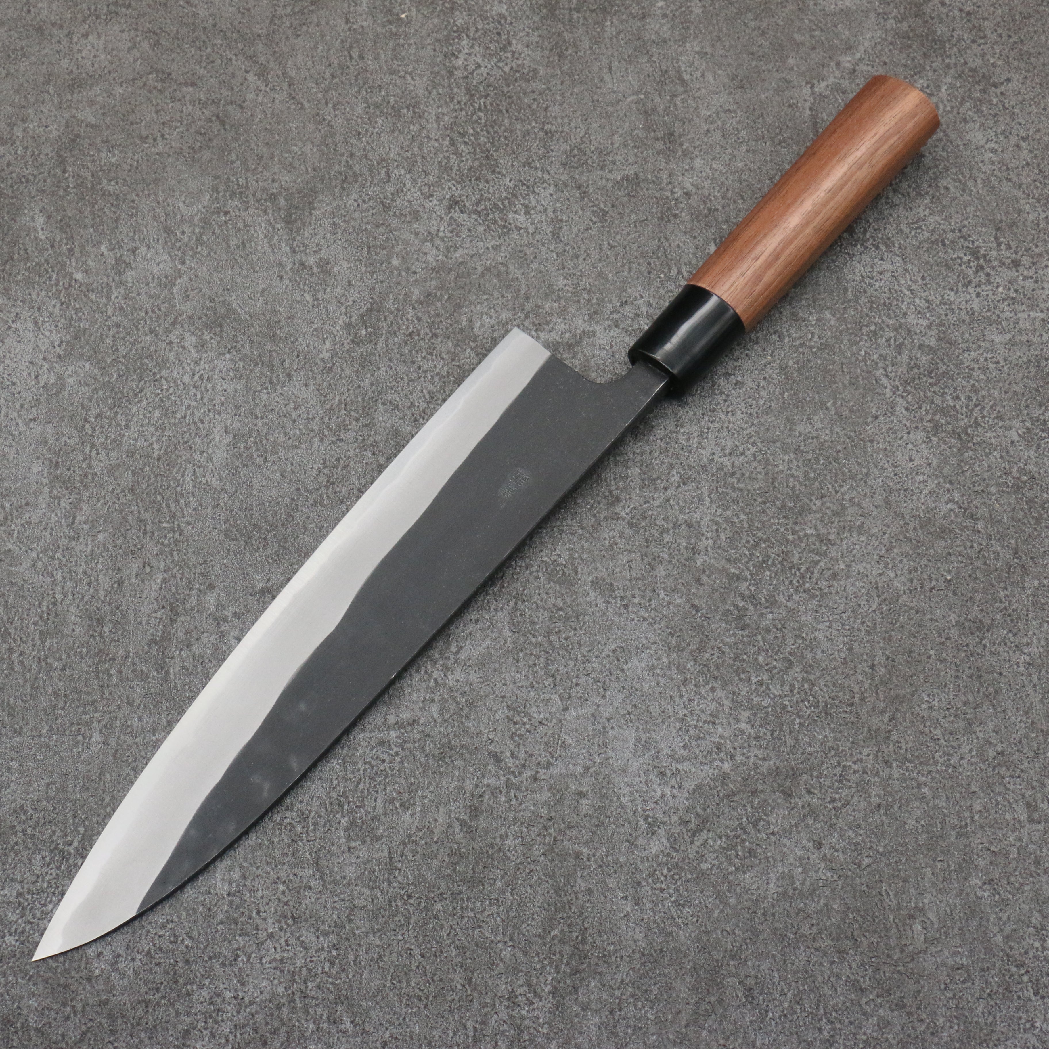 Nao Yamamoto Blue Steel Kurouchi Gyuto 240mm Walnut Handle - Japanny - Best Japanese Knife