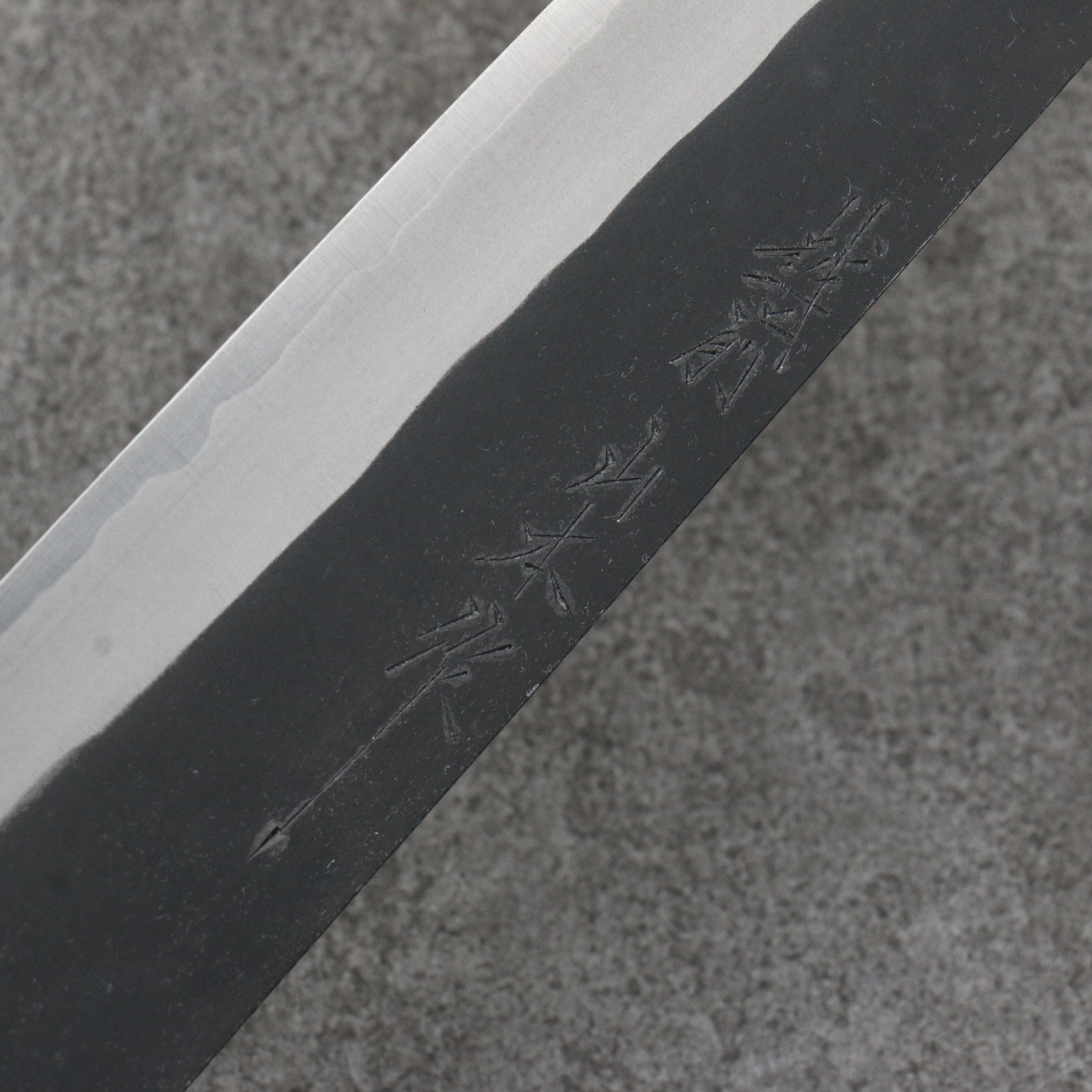 Nao Yamamoto Blue Steel Kurouchi Sujihiki 270mm Walnut Handle - Japanny - Best Japanese Knife