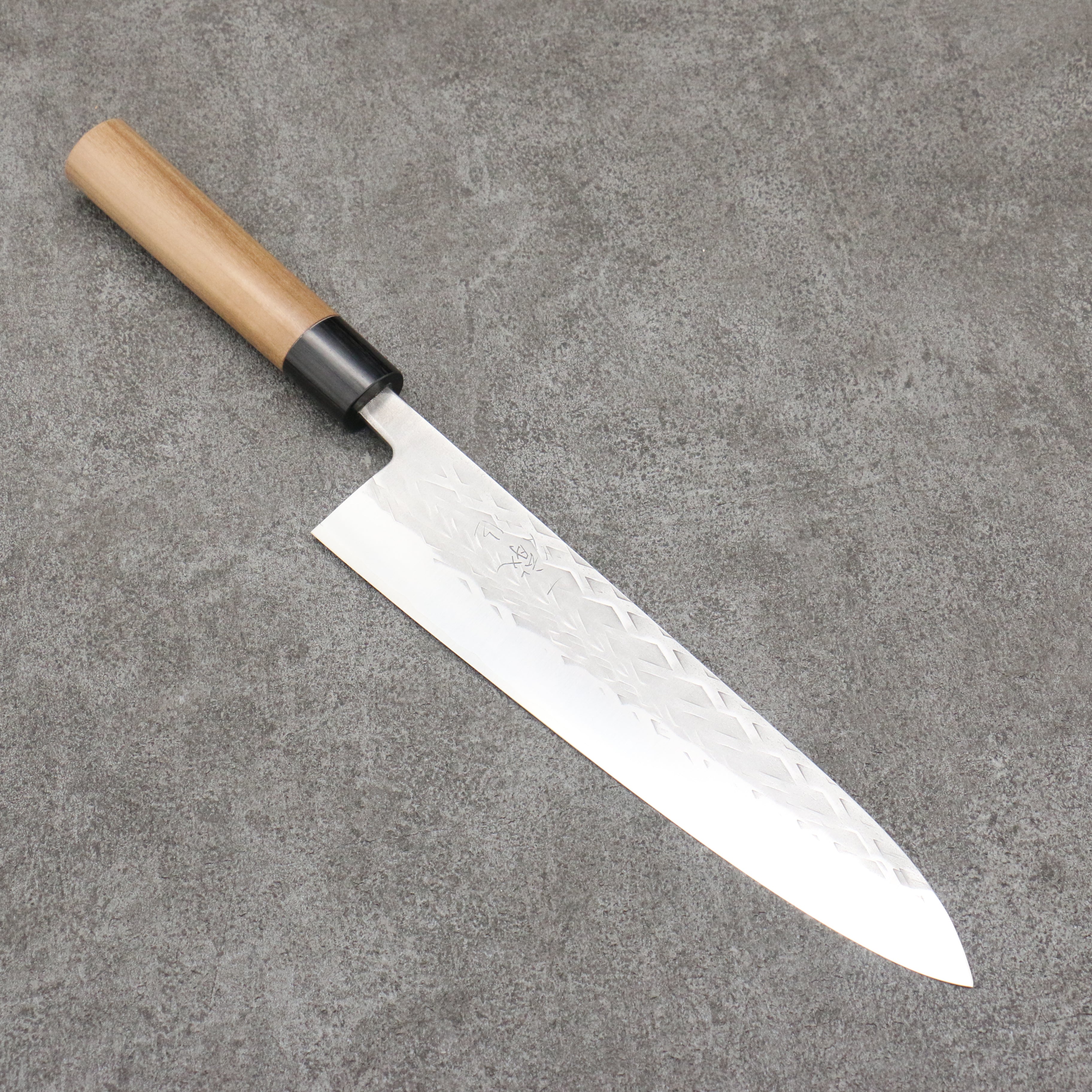 Tadafusa SLD Hammered Gyuto 240mm Walnut Handle - Japanny - Best Japanese Knife