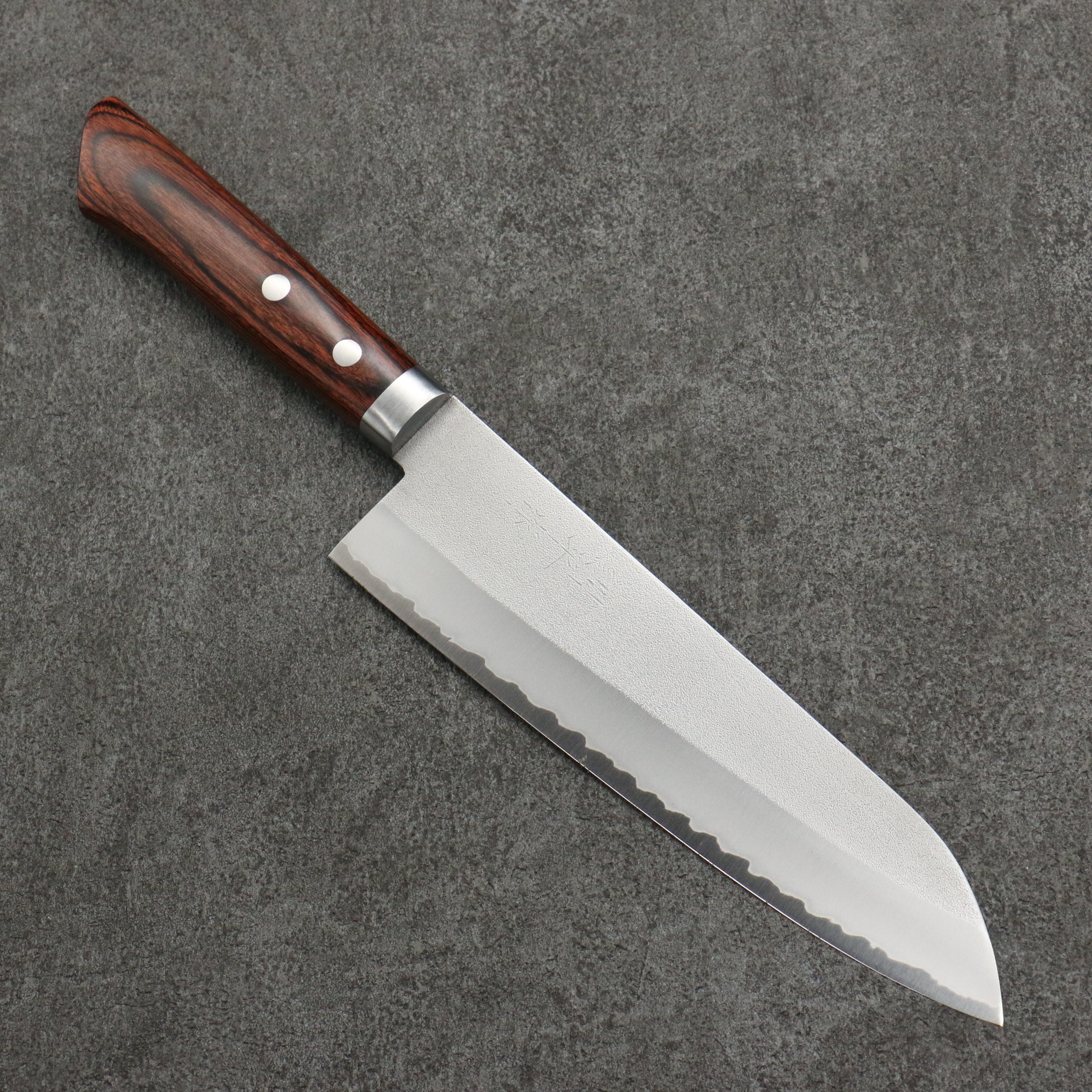 Kunihira VG1 Nashiji Gyuto 180mm Mahogany Handle - Japanny - Best Japanese Knife