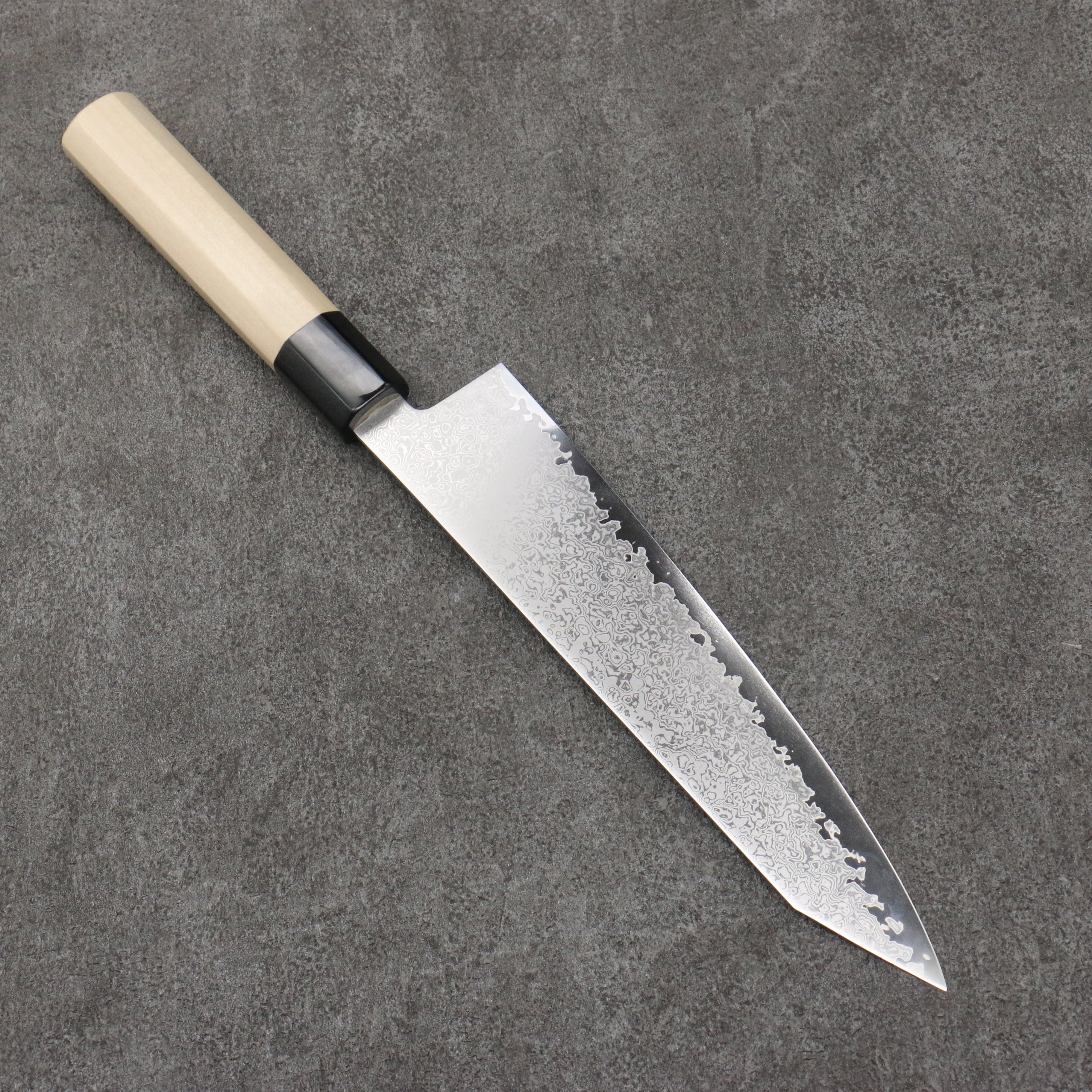 Seisuke VG10 Damascus Kiritsuke Gyuto 210mm Magnolia Handle - Japanny - Best Japanese Knife