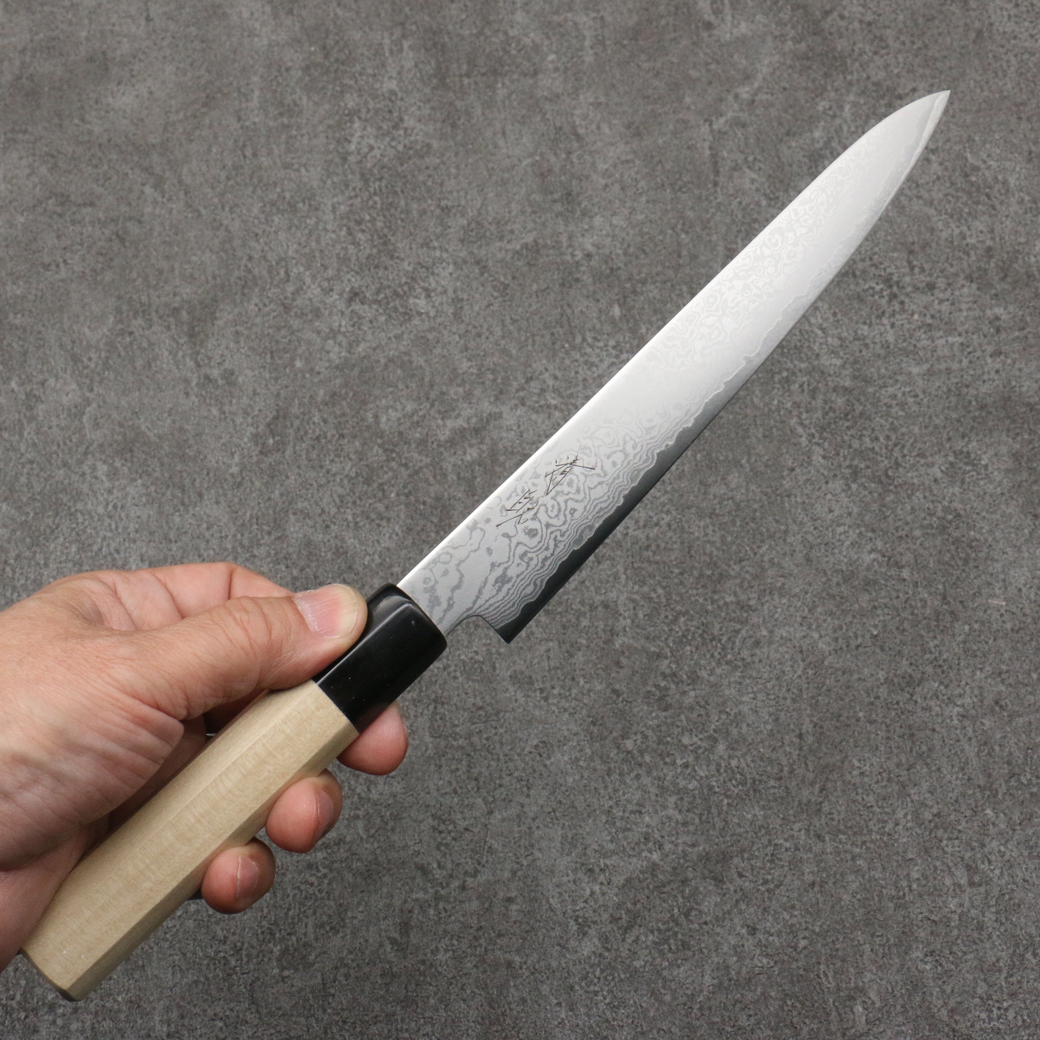 Seisuke VG10 Damascus Petty-Utility 180mm Magnolia Handle - Japanny - Best Japanese Knife