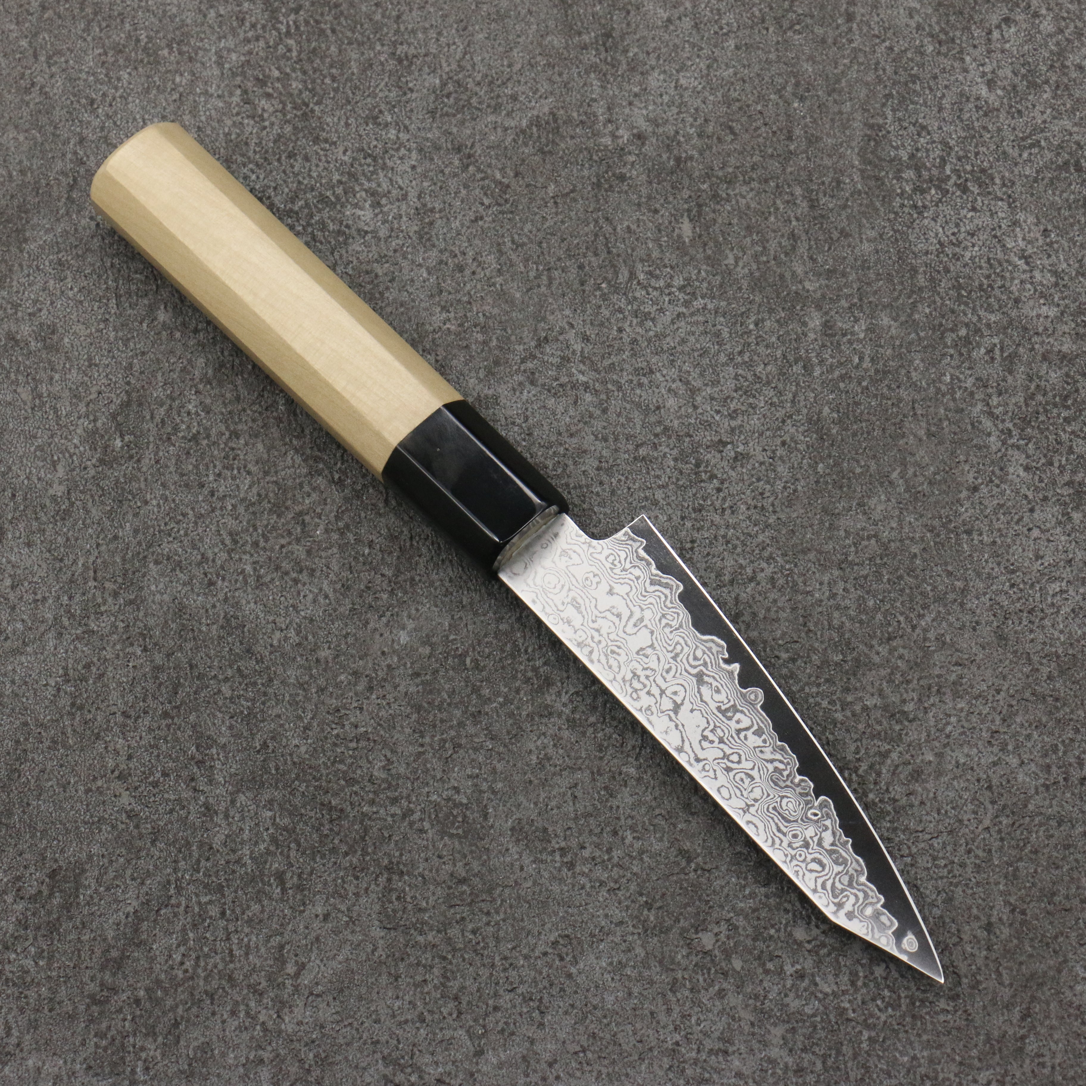 Seisuke VG10 Damascus Kiritsuke Petty-Utility 105mm Magnolia Handle - Japanny - Best Japanese Knife