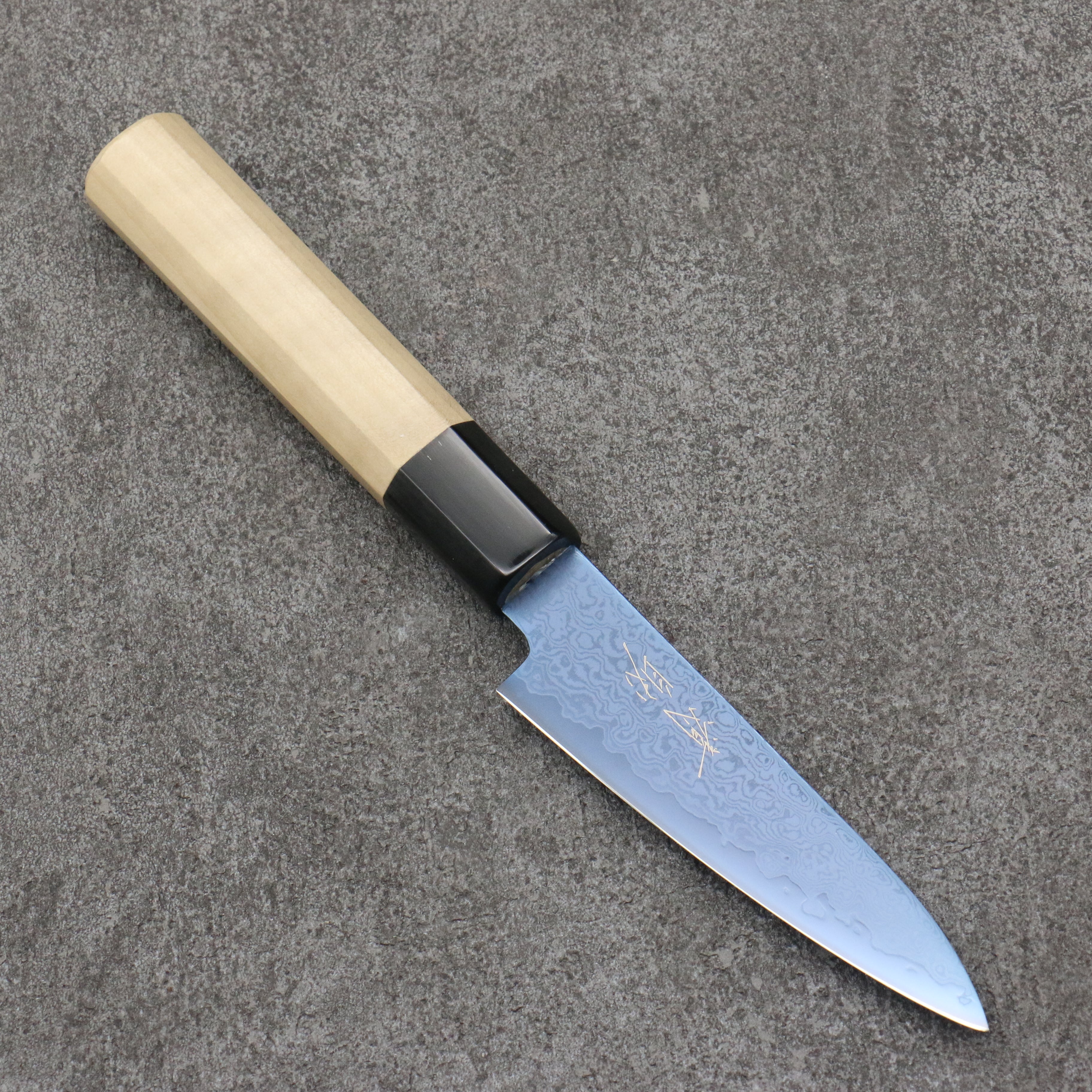 Seisuke VG10 Ion plating Damascus Petty-Utility 105mm Magnolia Handle - Japanny - Best Japanese Knife