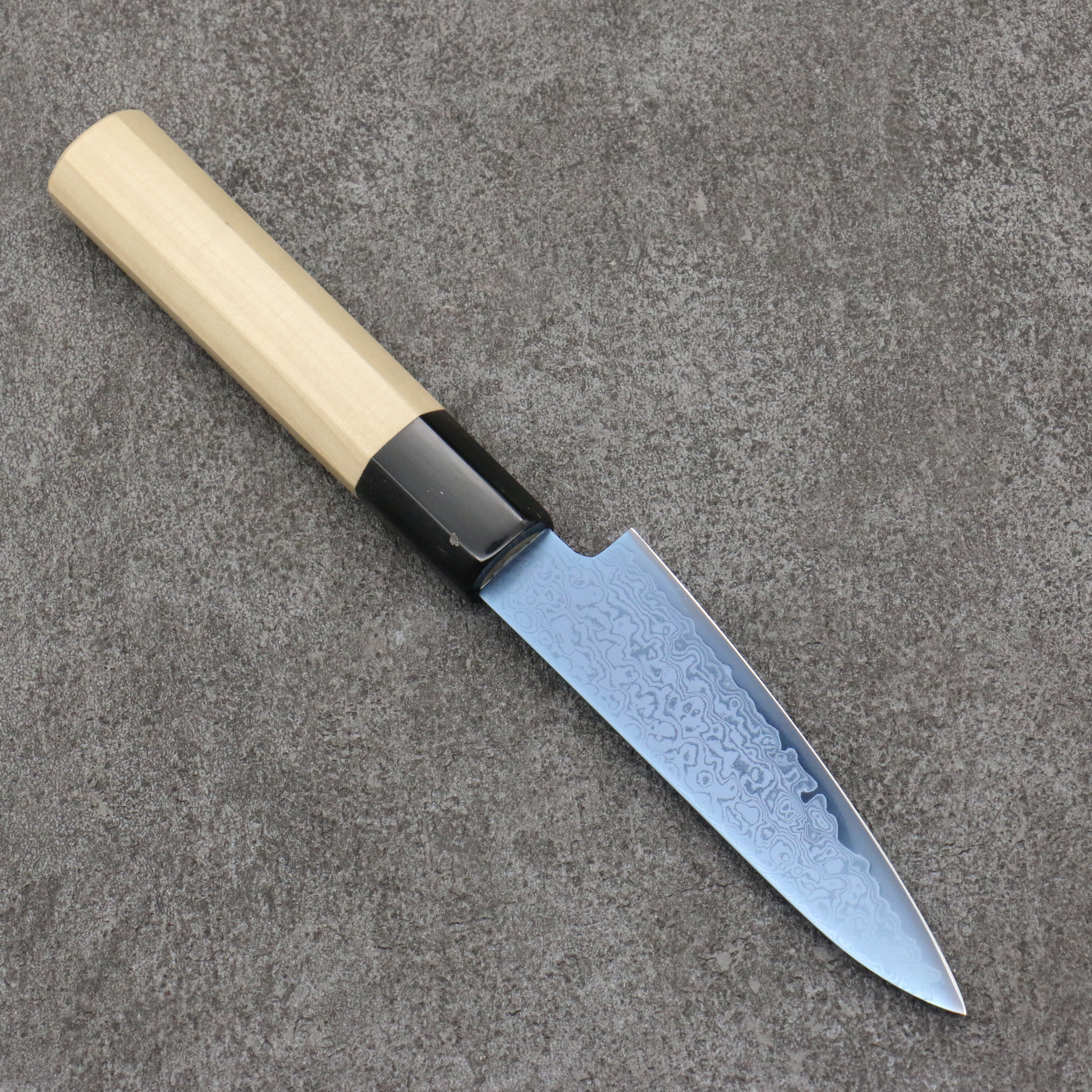 Seisuke VG10 Ion plating Damascus Petty-Utility 105mm Magnolia Handle - Japanny - Best Japanese Knife