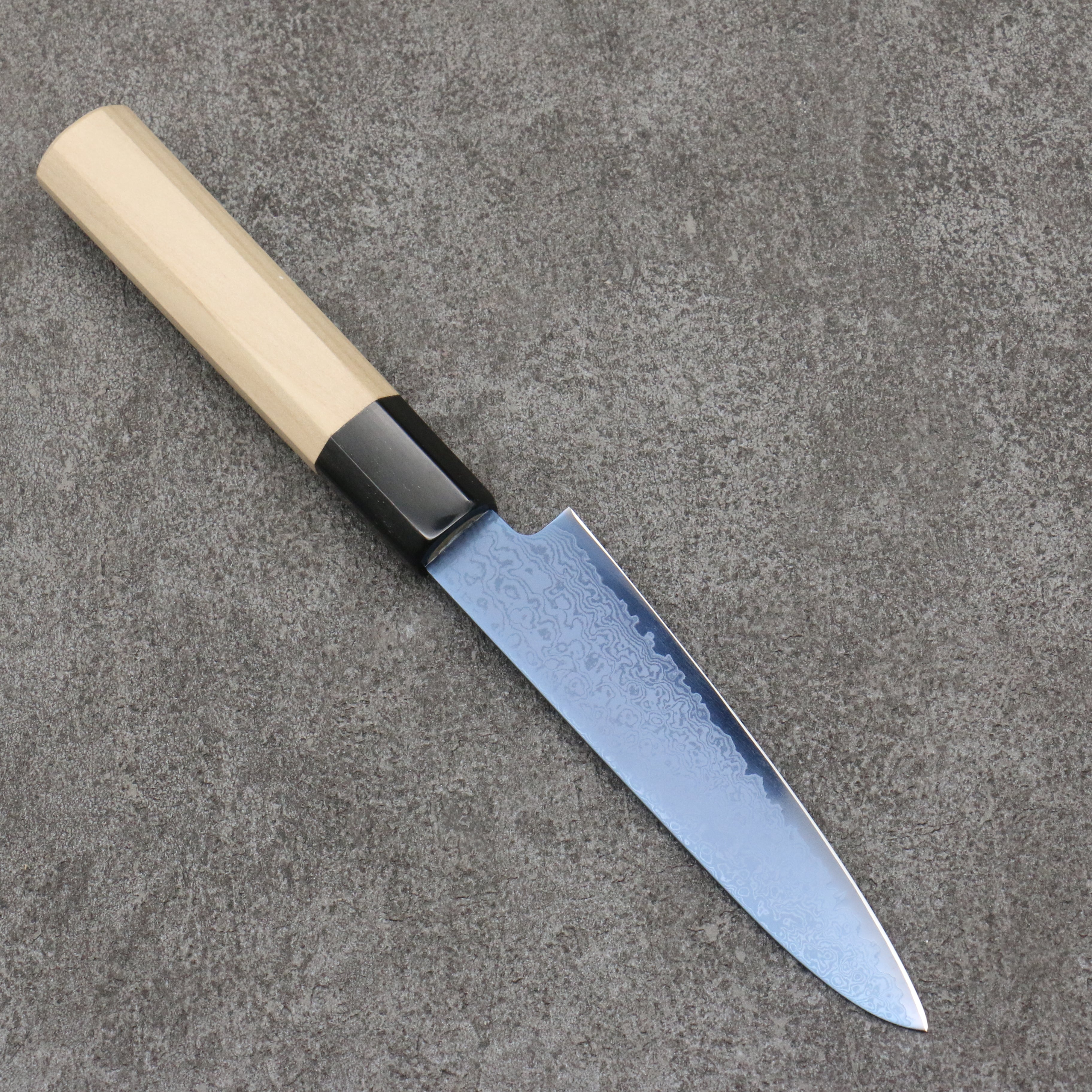 Seisuke VG10 Ion plating Damascus Petty-Utility 120mm Magnolia Handle - Japanny - Best Japanese Knife