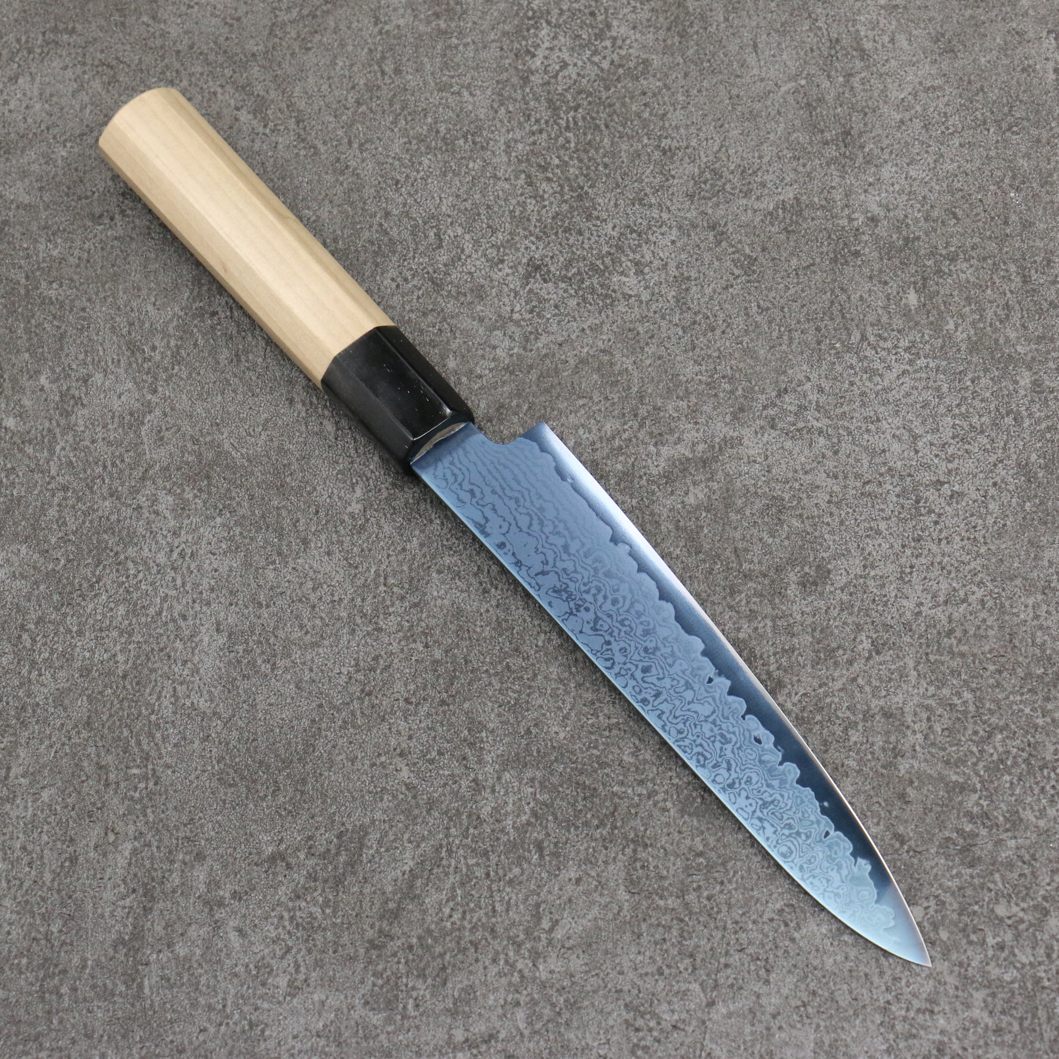 Seisuke VG10 Ion plating Damascus Petty-Utility 150mm Magnolia Handle - Japanny - Best Japanese Knife