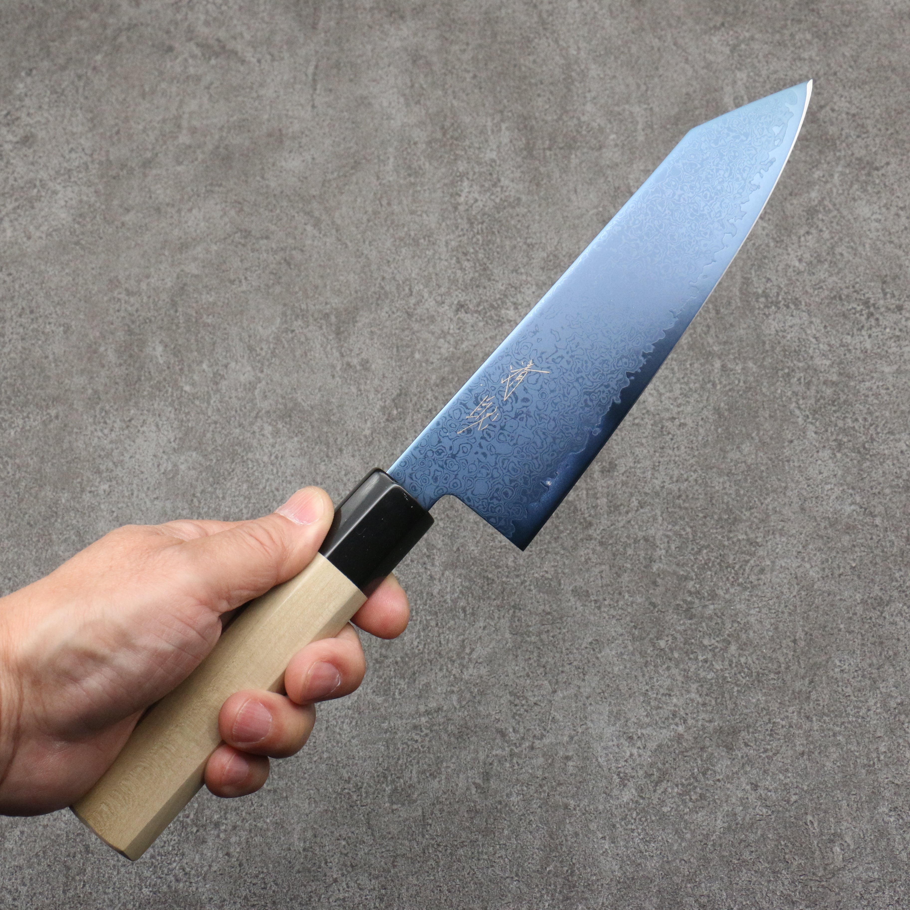 Seisuke VG10 Ion plating Damascus Kiritsuke Santoku 180mm Magnolia Handle - Japanny - Best Japanese Knife