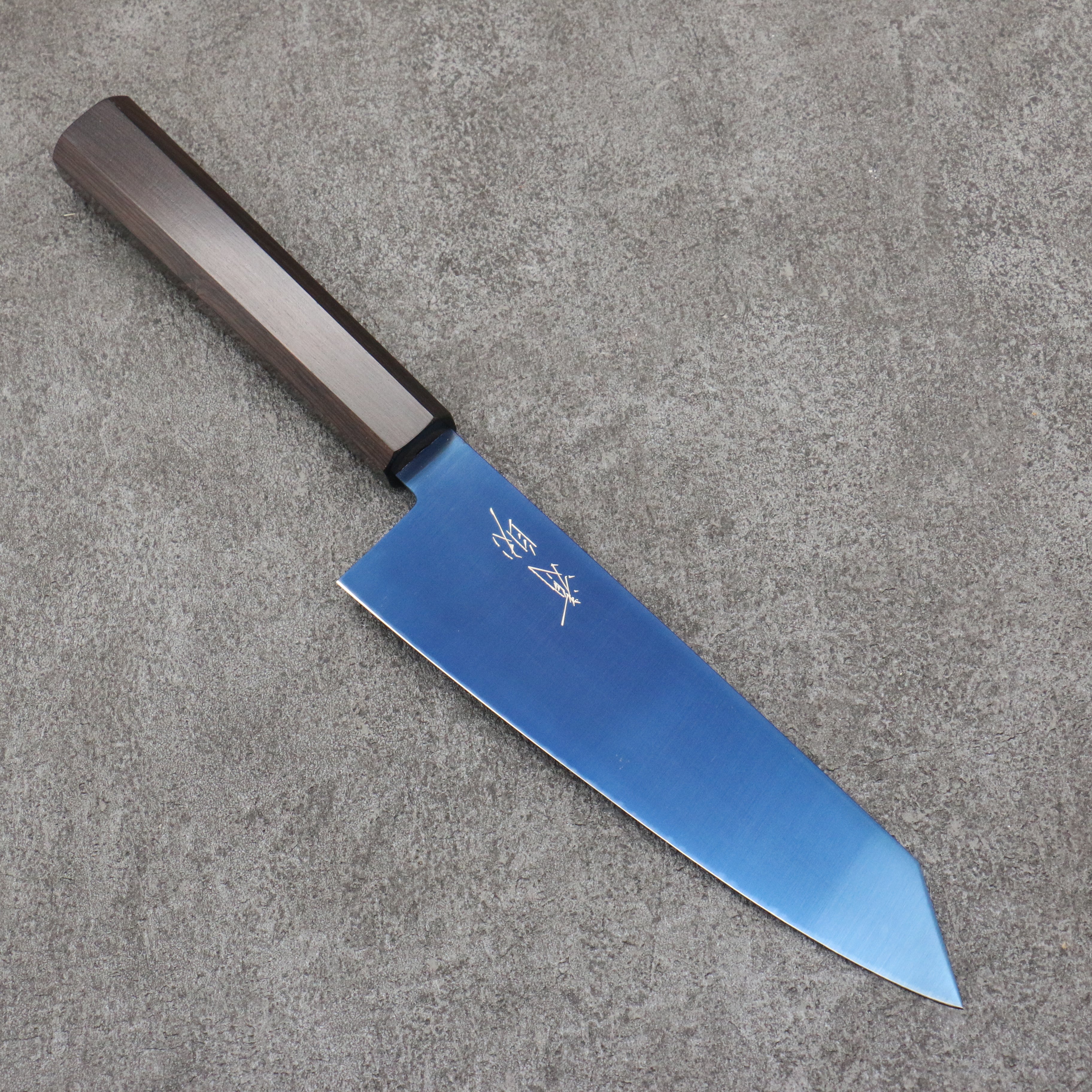 Seisuke SK-85 Ion plating Kiritsuke Santoku 180mm Ebony Wood Handle - Japanny - Best Japanese Knife