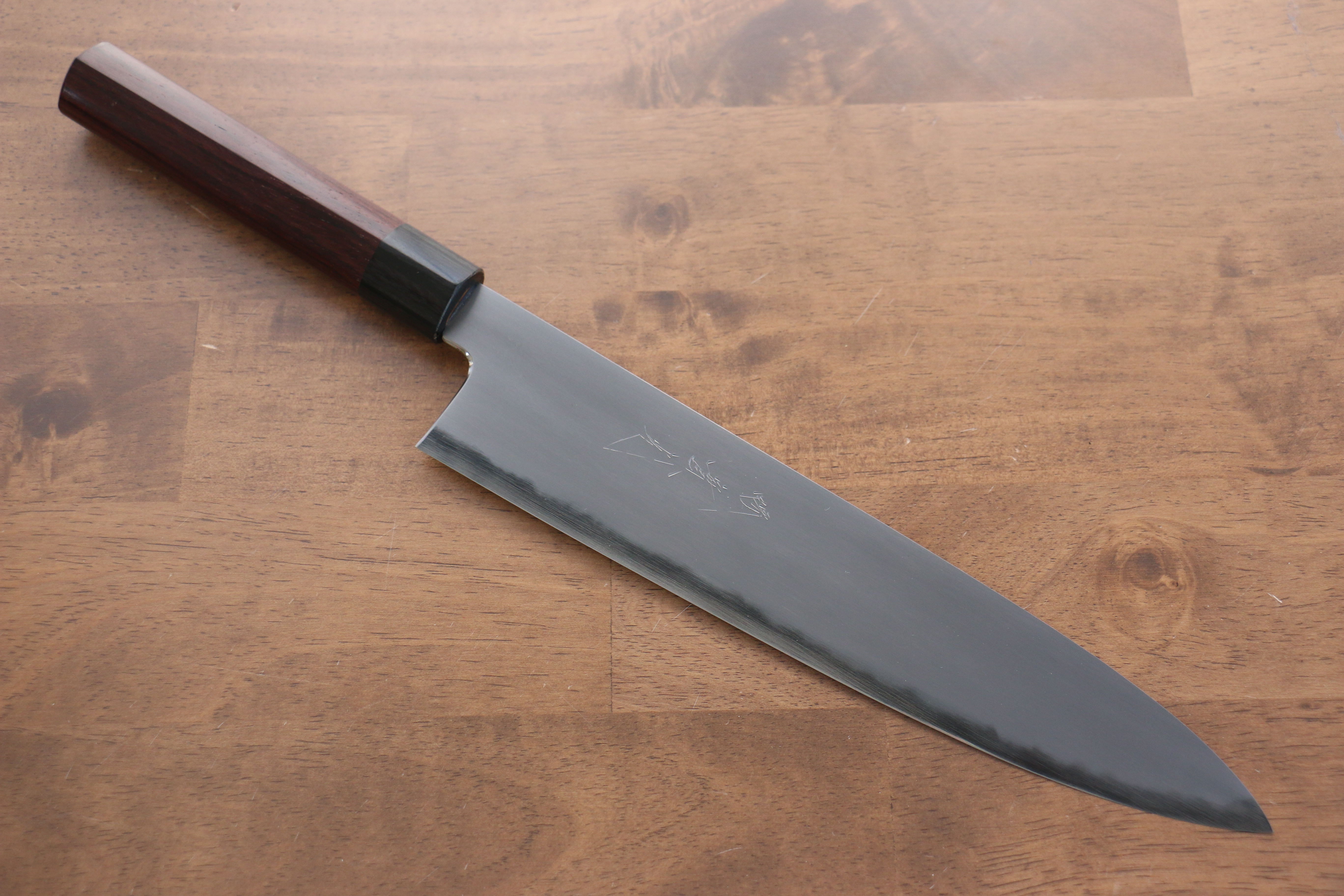 Jikko White Steel No.2 Gyuto 270mm Shitan Handle - Japanny - Best Japanese Knife