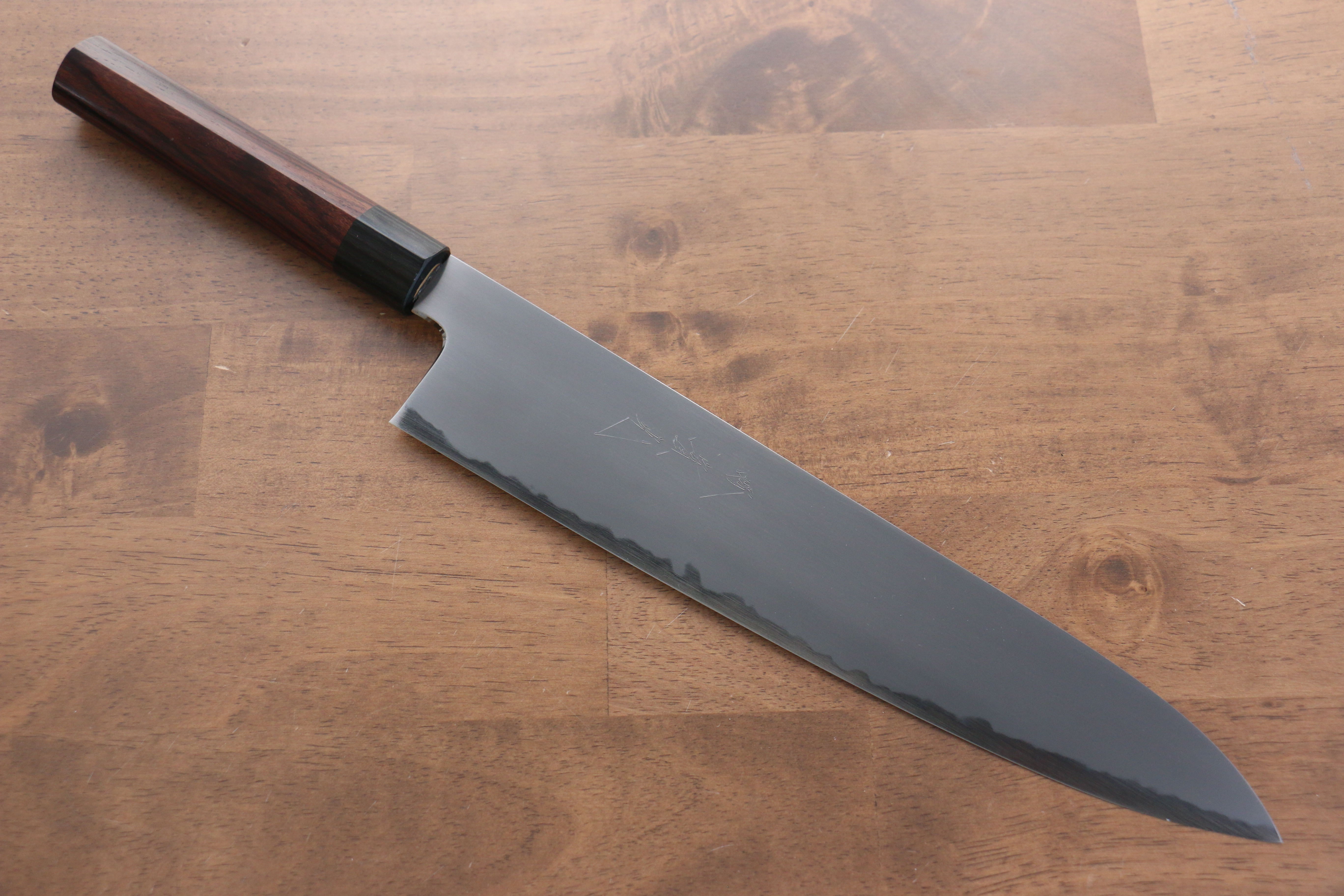 Jikko White Steel No.2 Gyuto 300mm Shitan Handle - Japanny - Best Japanese Knife