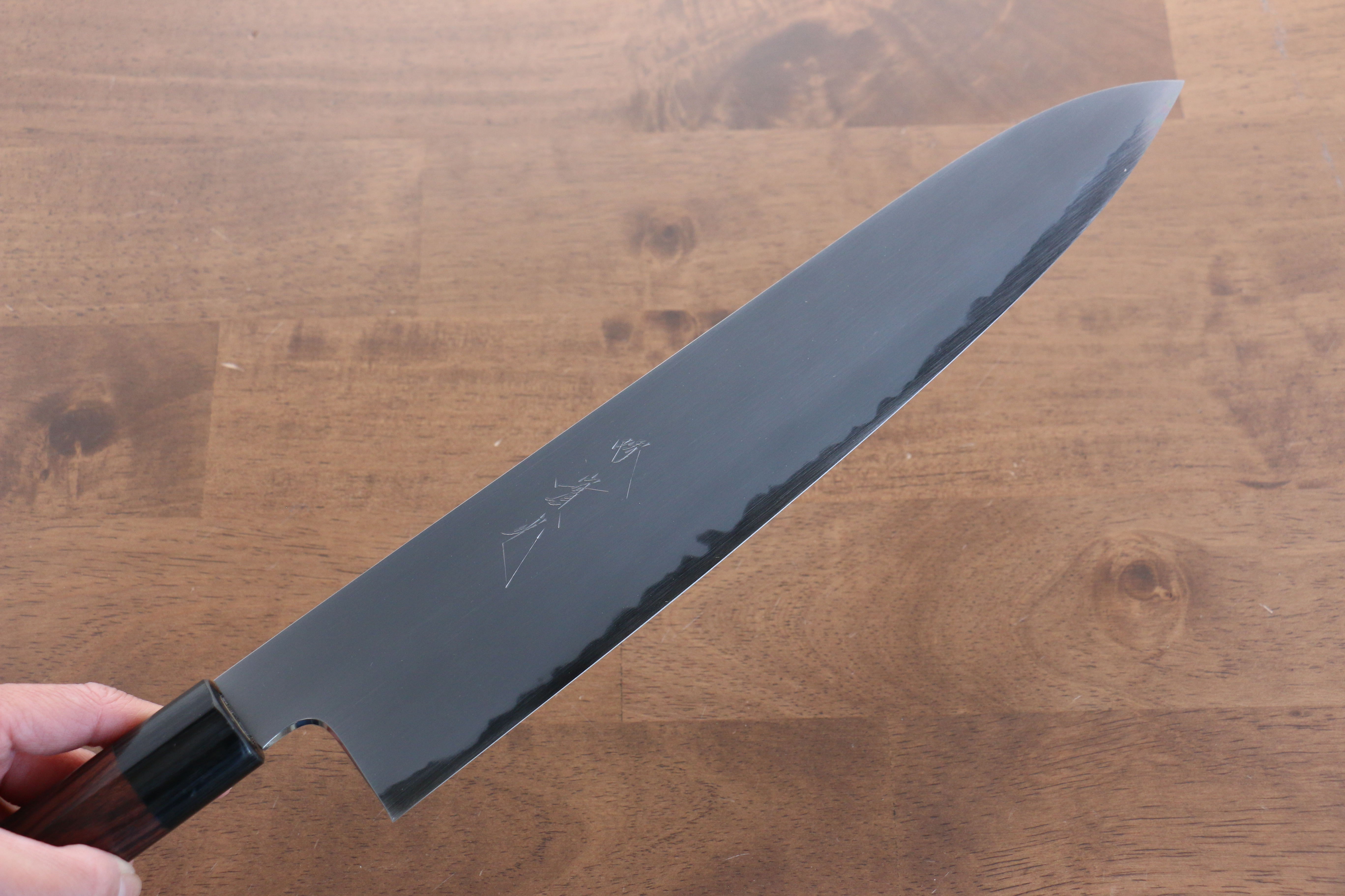 Jikko White Steel No.2 Gyuto 300mm Shitan Handle - Japanny - Best Japanese Knife