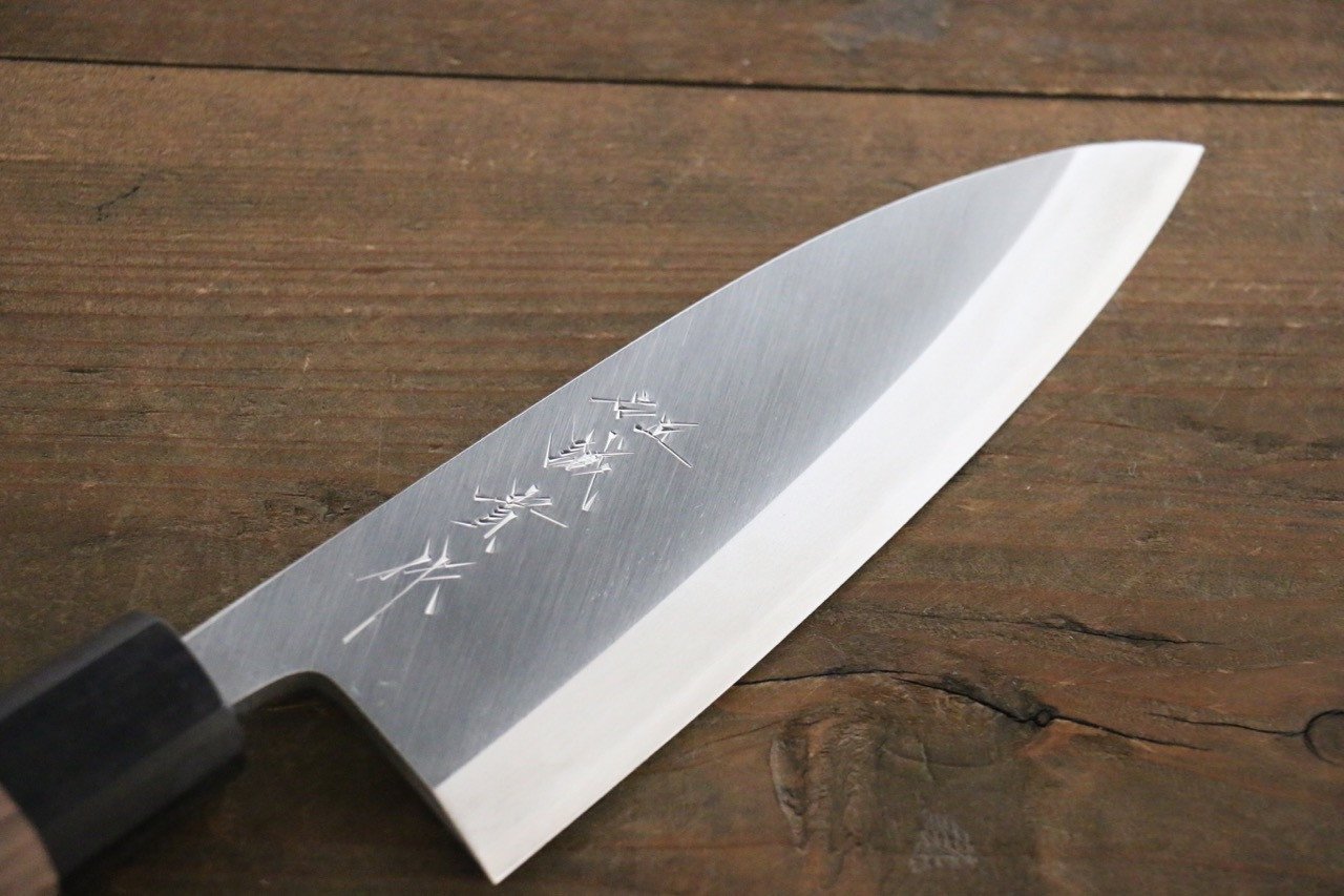 Shigeki Tanaka Silver Steel No.3 Deba 150mm Walnut Handle - Japanny - Best Japanese Knife