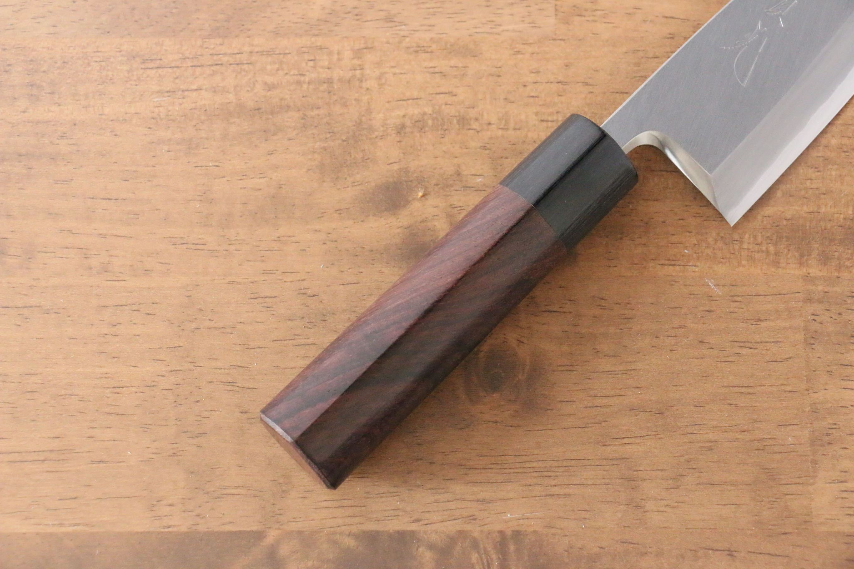 Jikko Silver Steel No.3 Deba 135mm Shitan Handle - Japanny - Best Japanese Knife