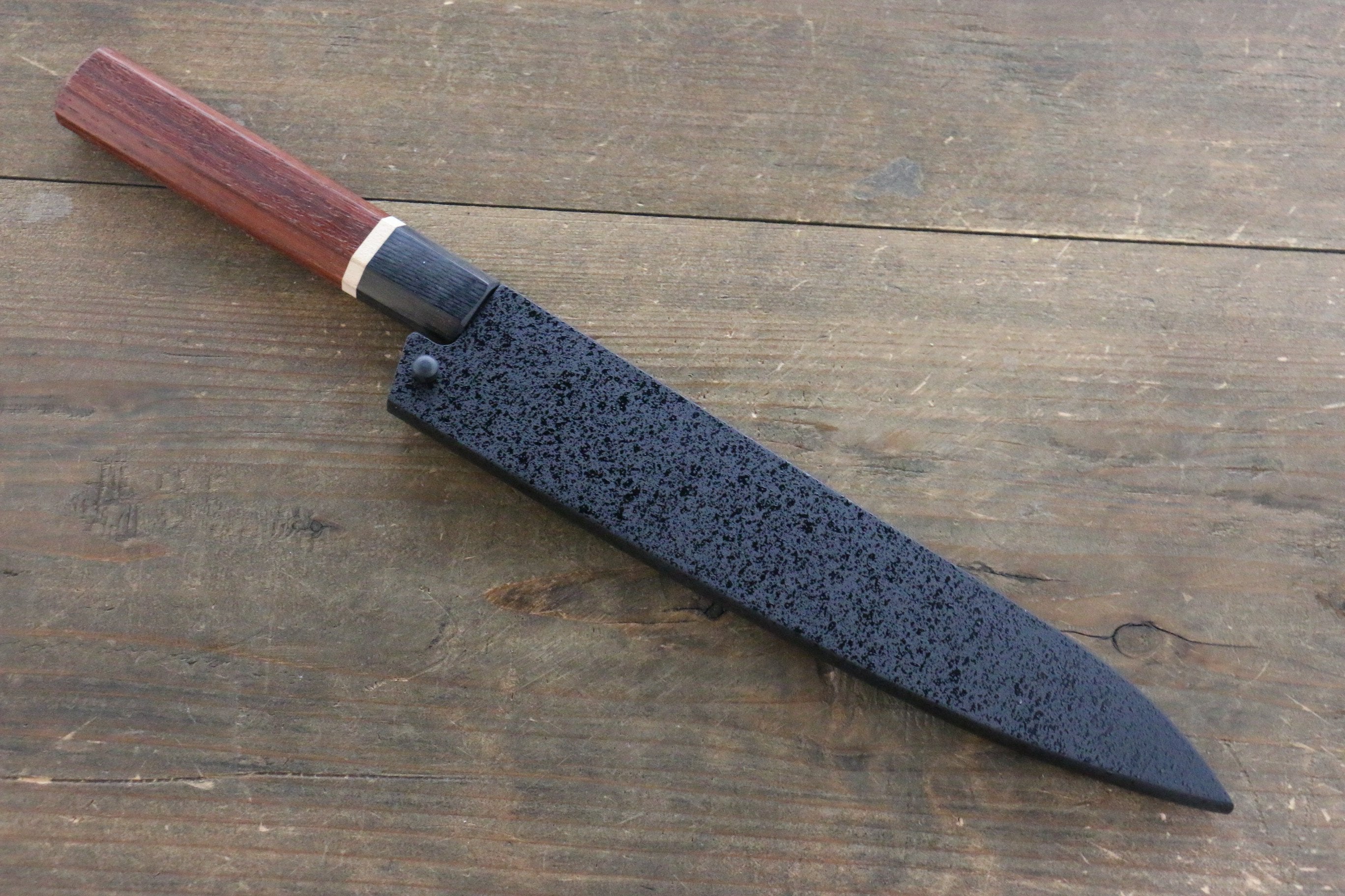 Kuroshime Magnolia Sheath for 180mm Petty-Utility with Plywood pin - Japanny - Best Japanese Knife