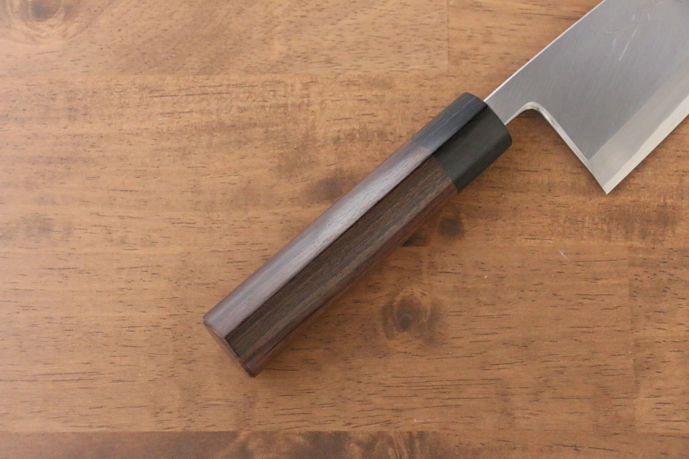 Jikko Silver Steel No.3 Deba 165mm Shitan Handle - Japanny - Best Japanese Knife