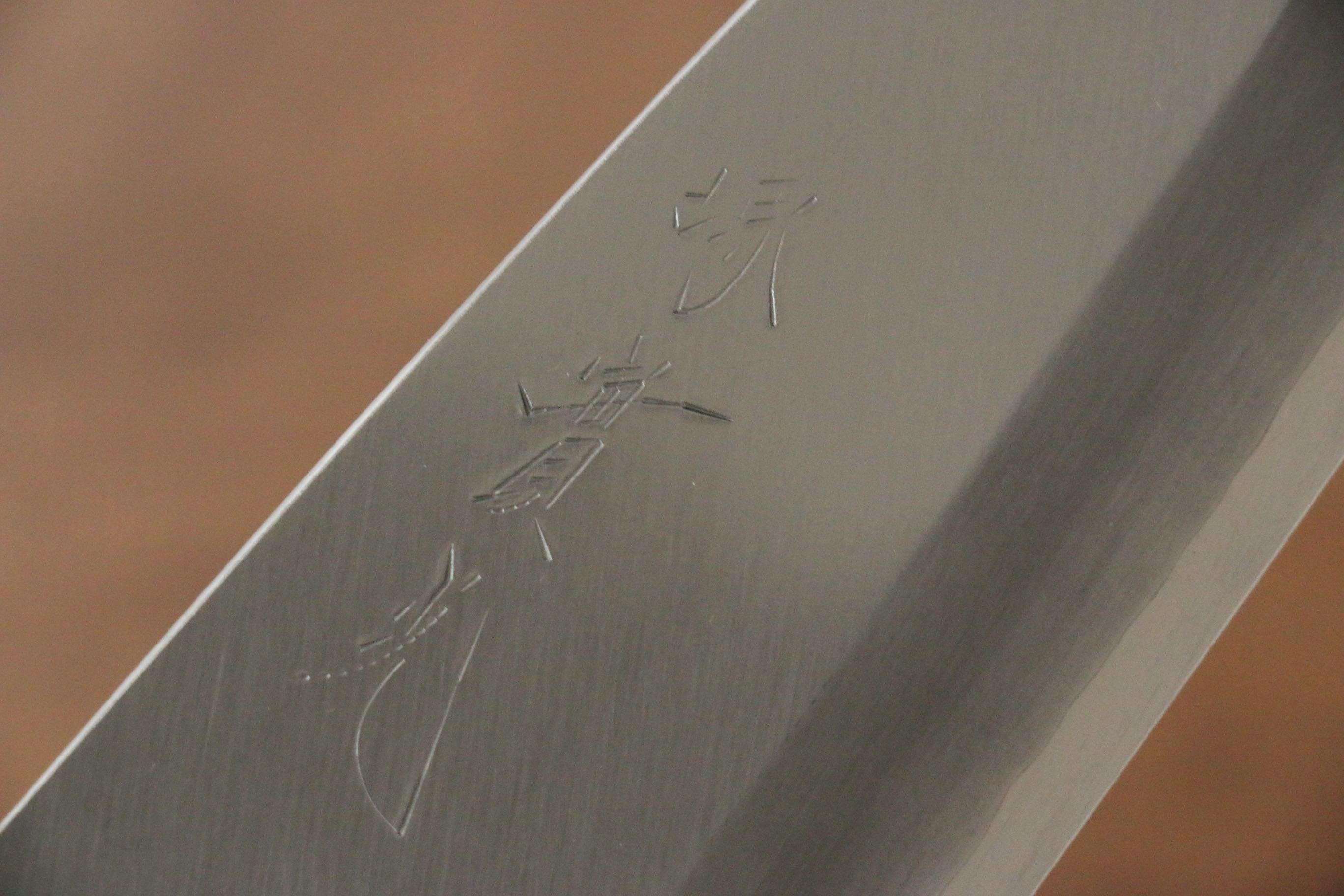 Jikko Silver Steel No.3 Deba 180mm Shitan Handle - Japanny - Best Japanese Knife