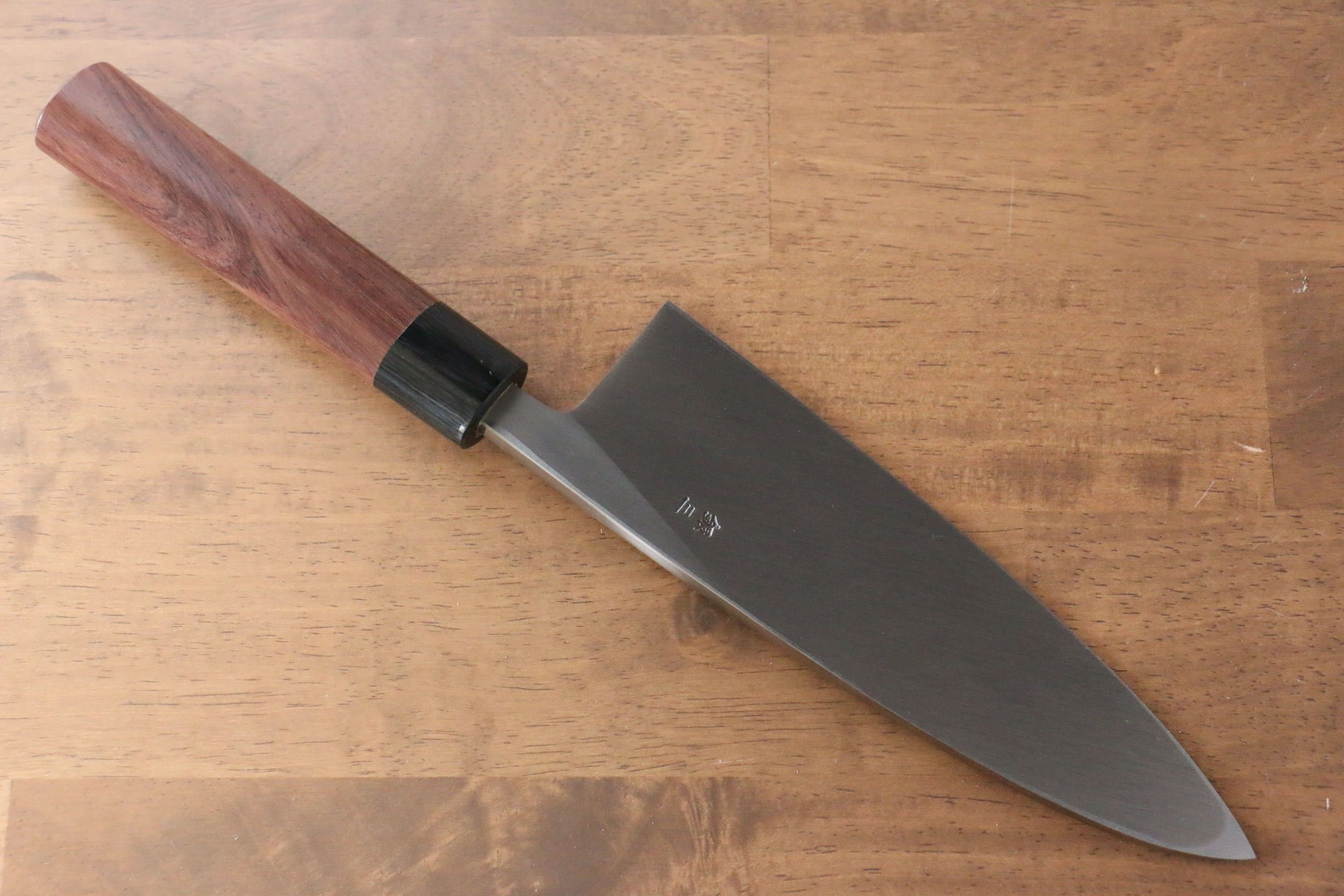 Jikko Silver Steel No.3 Deba 195mm Shitan Handle - Japanny - Best Japanese Knife