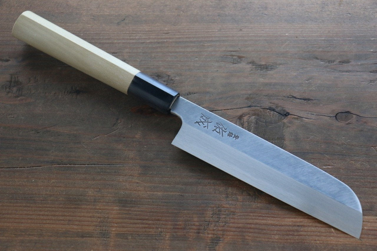 Sukenari White Steel No.2 Hongasumi Kamagata Mukimono Magnolia Handle - Japanny - Best Japanese Knife