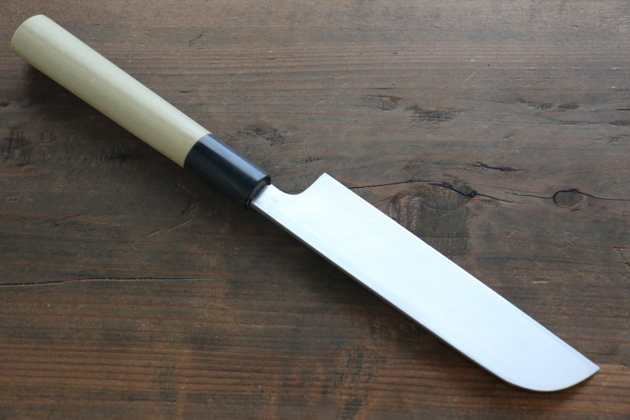 Sukenari White Steel No.2 Hongasumi Kamagata Mukimono Magnolia Handle - Japanny - Best Japanese Knife