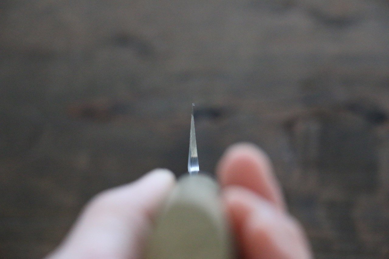 Sukenari White Steel No.2 Hongasumi Kamagata Mukimono Magnolia Handle - Japanny - Best Japanese Knife