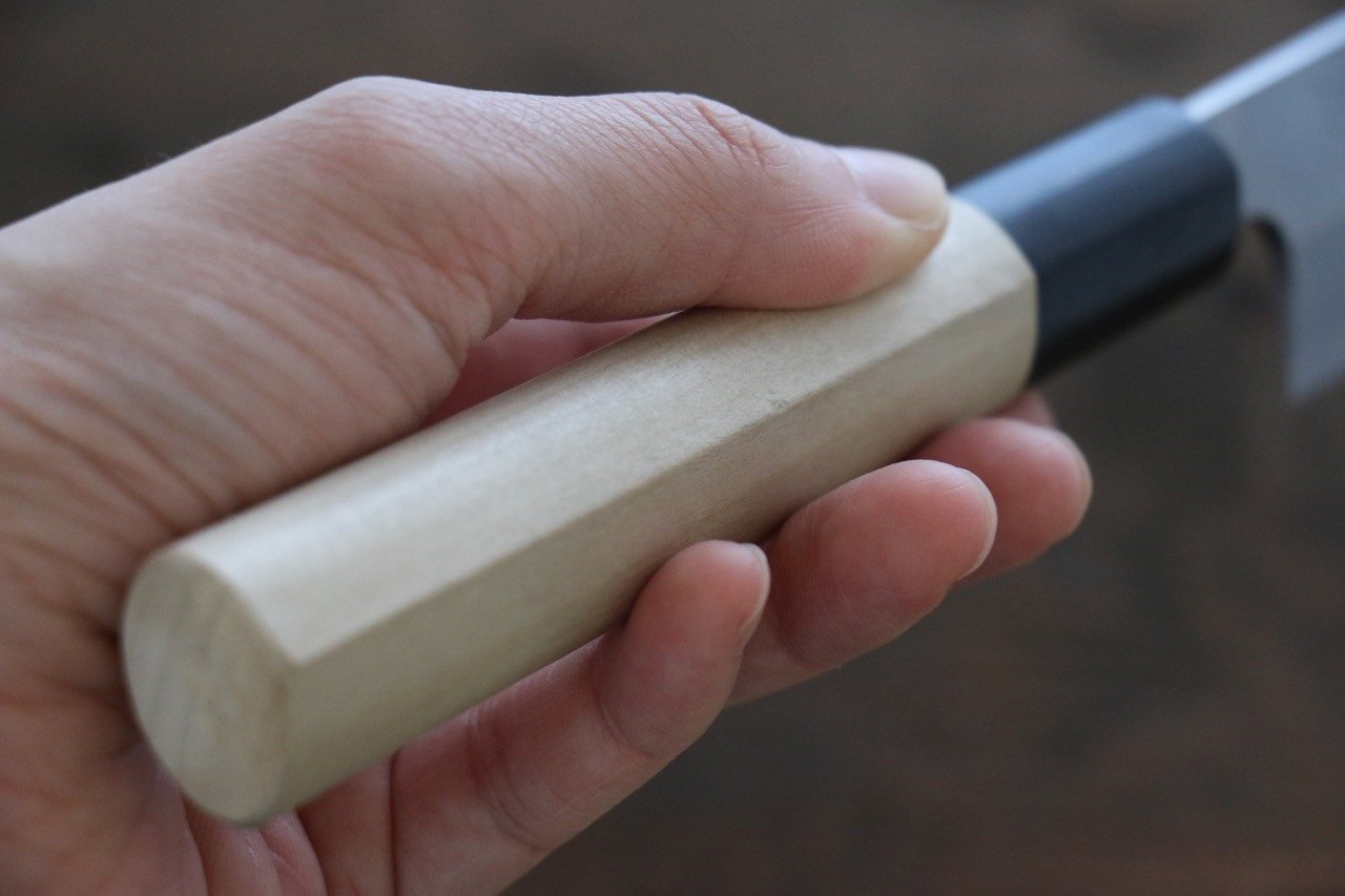 Sukenari White Steel No.2 Hongasumi Mukimono 180mm Magnolia Handle - Japanny - Best Japanese Knife