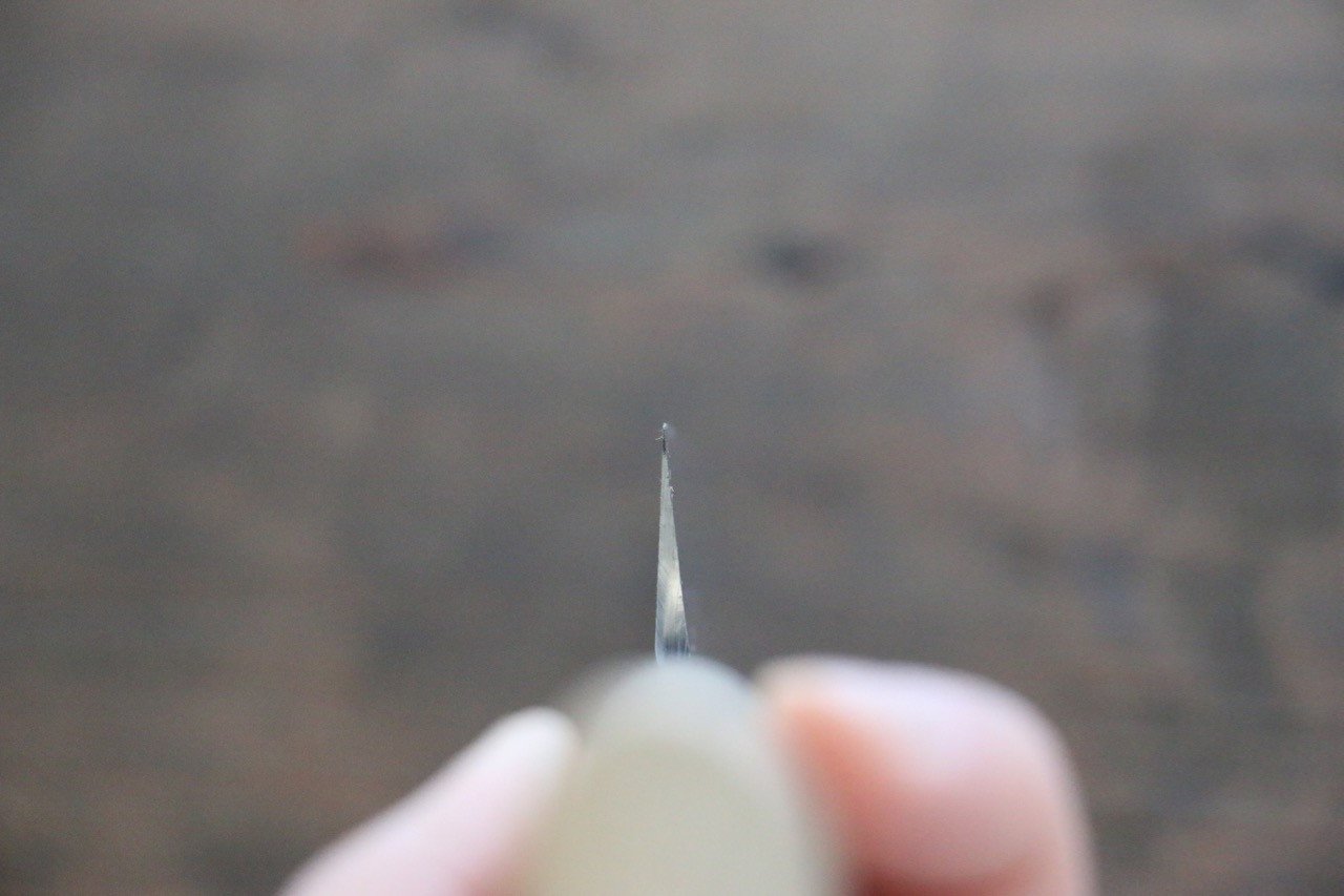 Sukenari White Steel No.2 Hongasumi Mukimono 180mm Magnolia Handle - Japanny - Best Japanese Knife