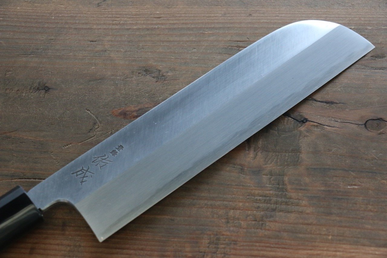 Sukenari White Steel No.2 Hongasumi Kamagata Usuba Magnolia Handle - Japanny - Best Japanese Knife
