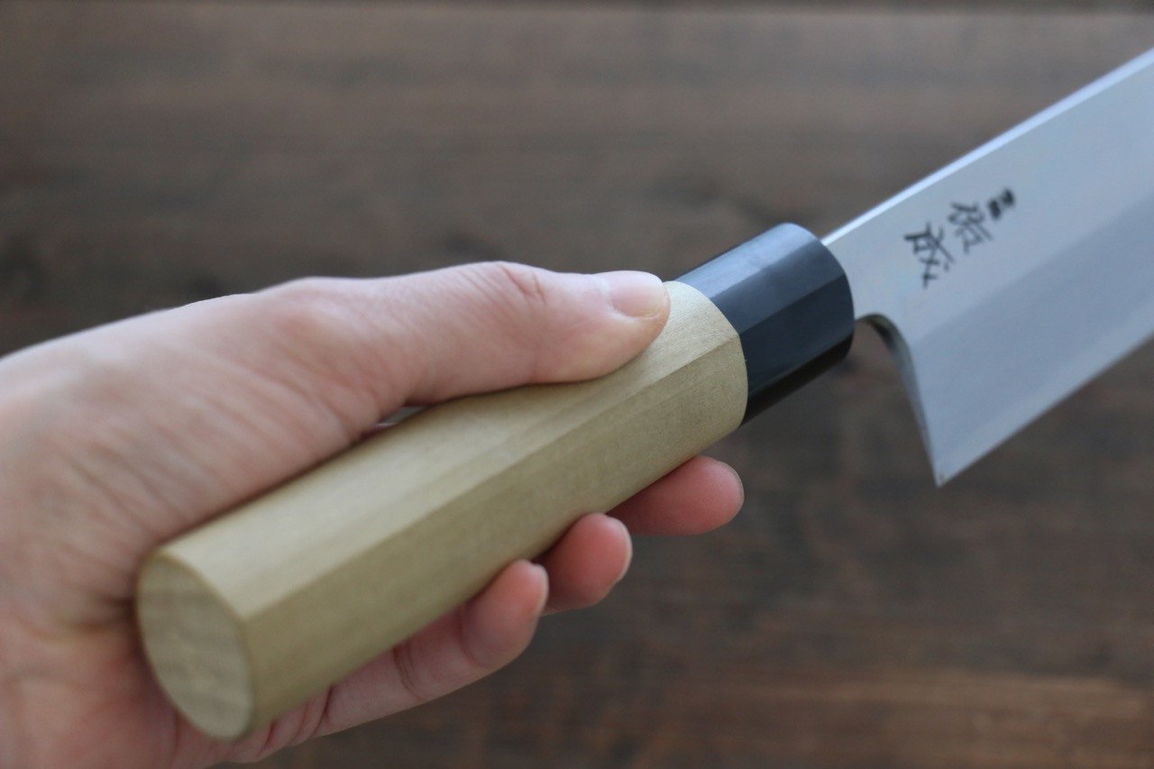 Sukenari White Steel No.2 Hongasumi Kamagata Usuba Magnolia Handle - Japanny - Best Japanese Knife