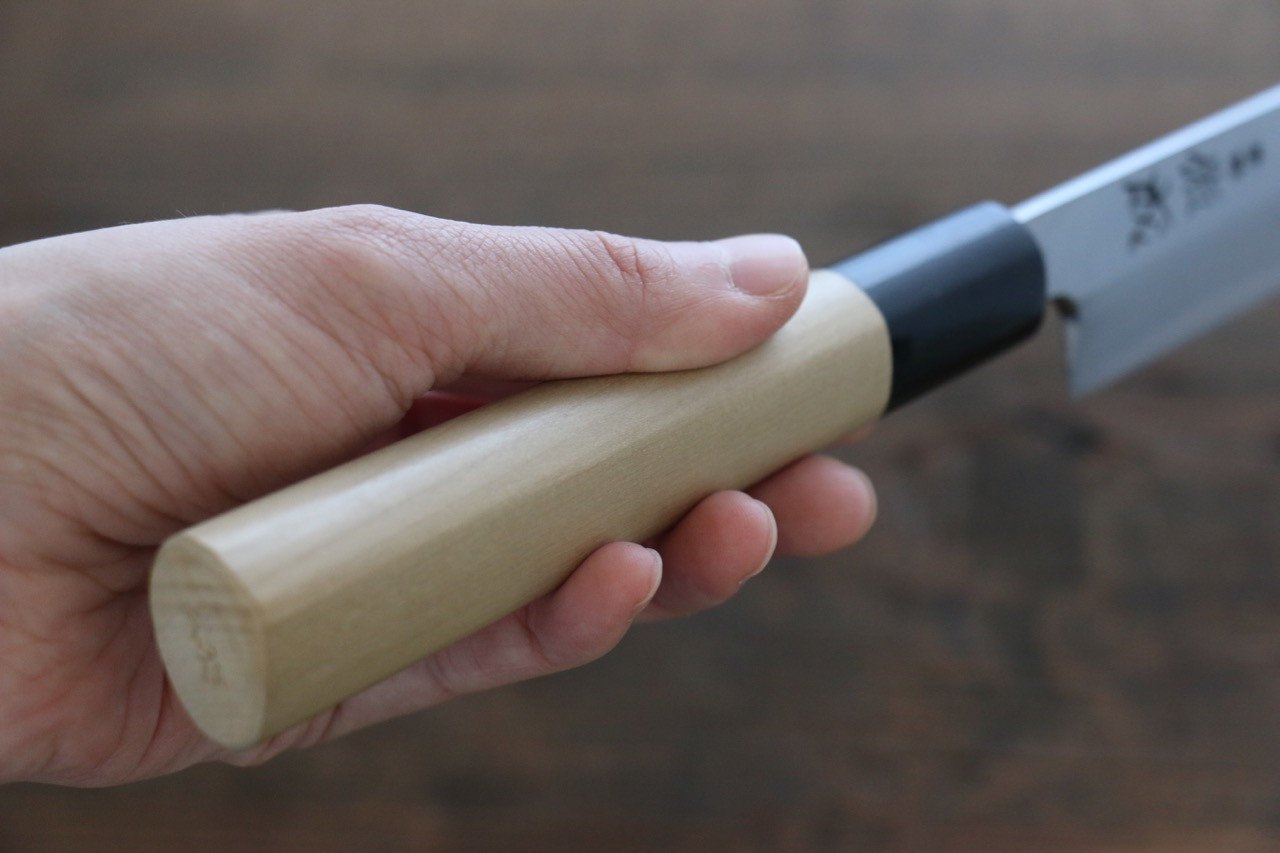 Sukenari White Steel No.2 Hongasumi Yanagiba Magnolia Handle - Japanny - Best Japanese Knife
