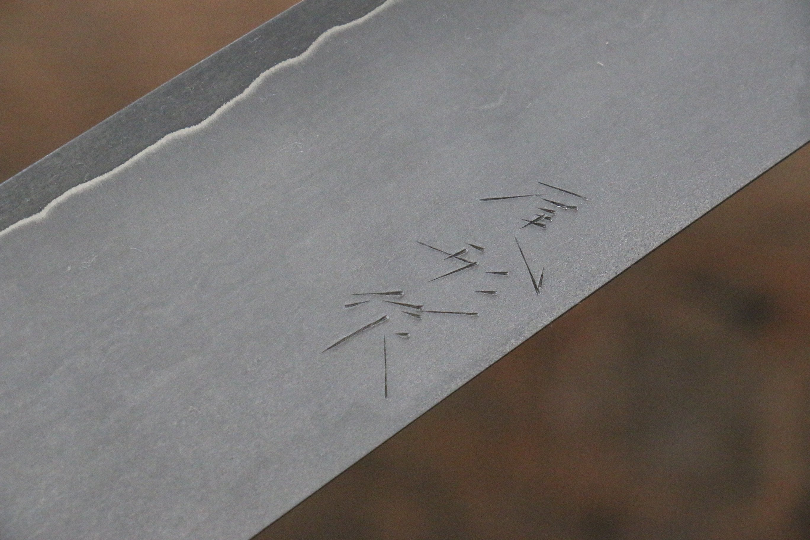 Shungo Ogata Silver Steel No.3 Damascus Black Finished Gyuto 210mm Jarrah Handle - Japanny - Best Japanese Knife