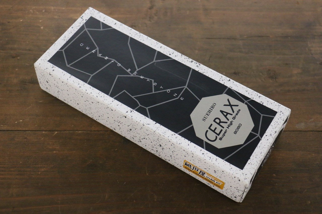 Suehiro CERAX 8080 Ceramic Fine Sharpening Stone with Plastic Base - #8000 - Japanny - Best Japanese Knife