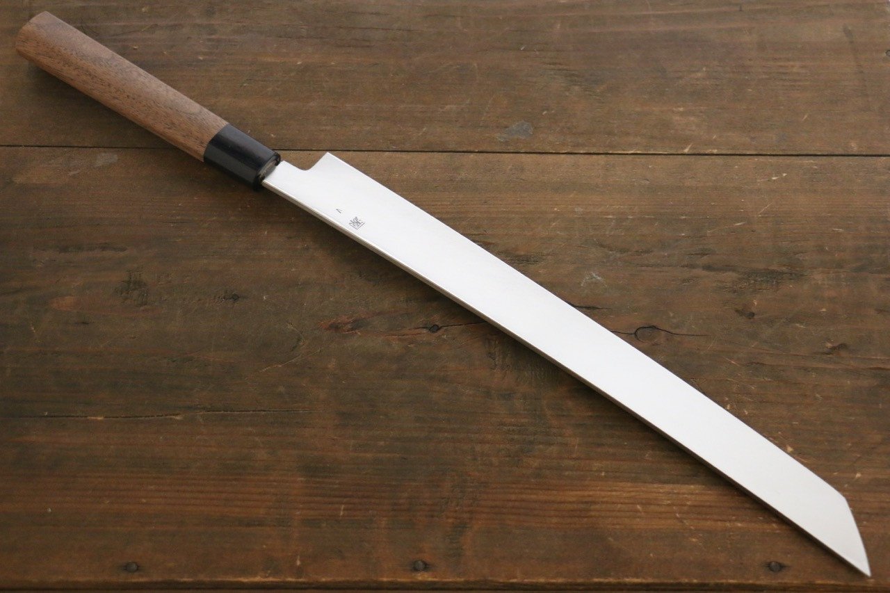 Shigeki Tanaka VG10 Sakimaru Takohiki 330mm Walnut Handle - Japanny - Best Japanese Knife
