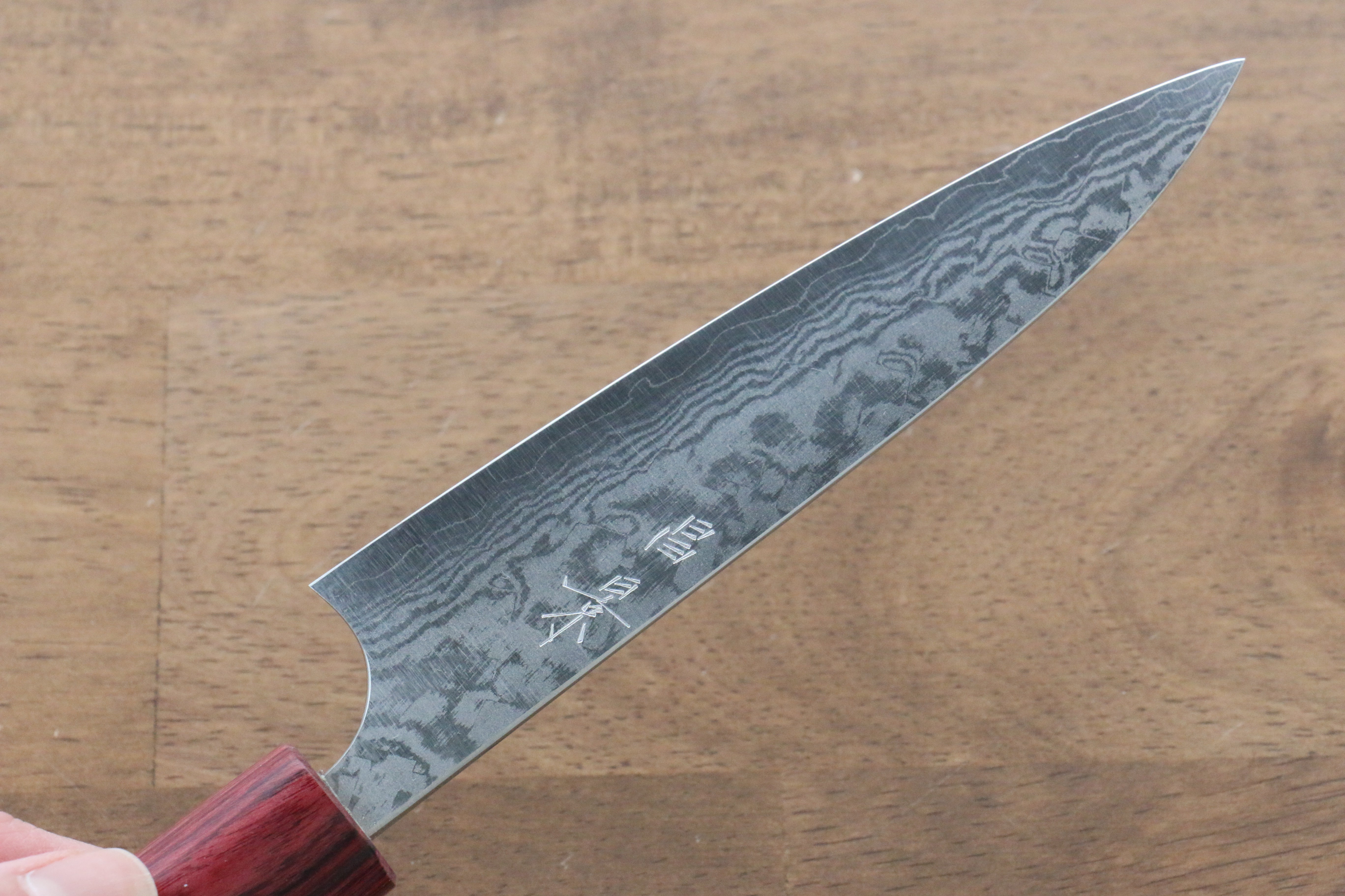 Masakage Kiri VG10 Damascus Petty-Utility 120mm Magnolia Handle - Japanny - Best Japanese Knife