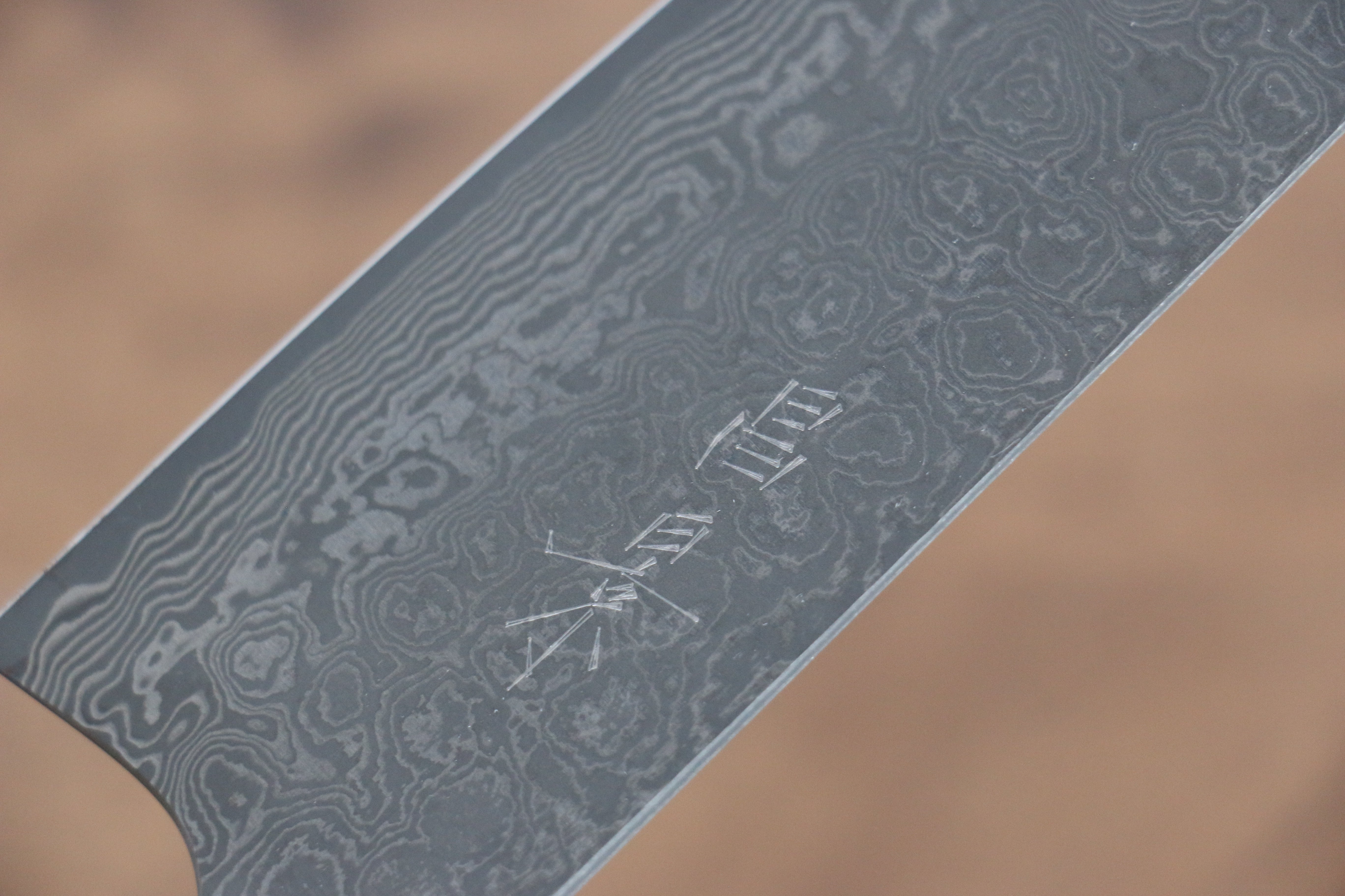 Masakage Kumo VG10 Damascus Santoku 165mm Shitan Handle - Japanny - Best Japanese Knife