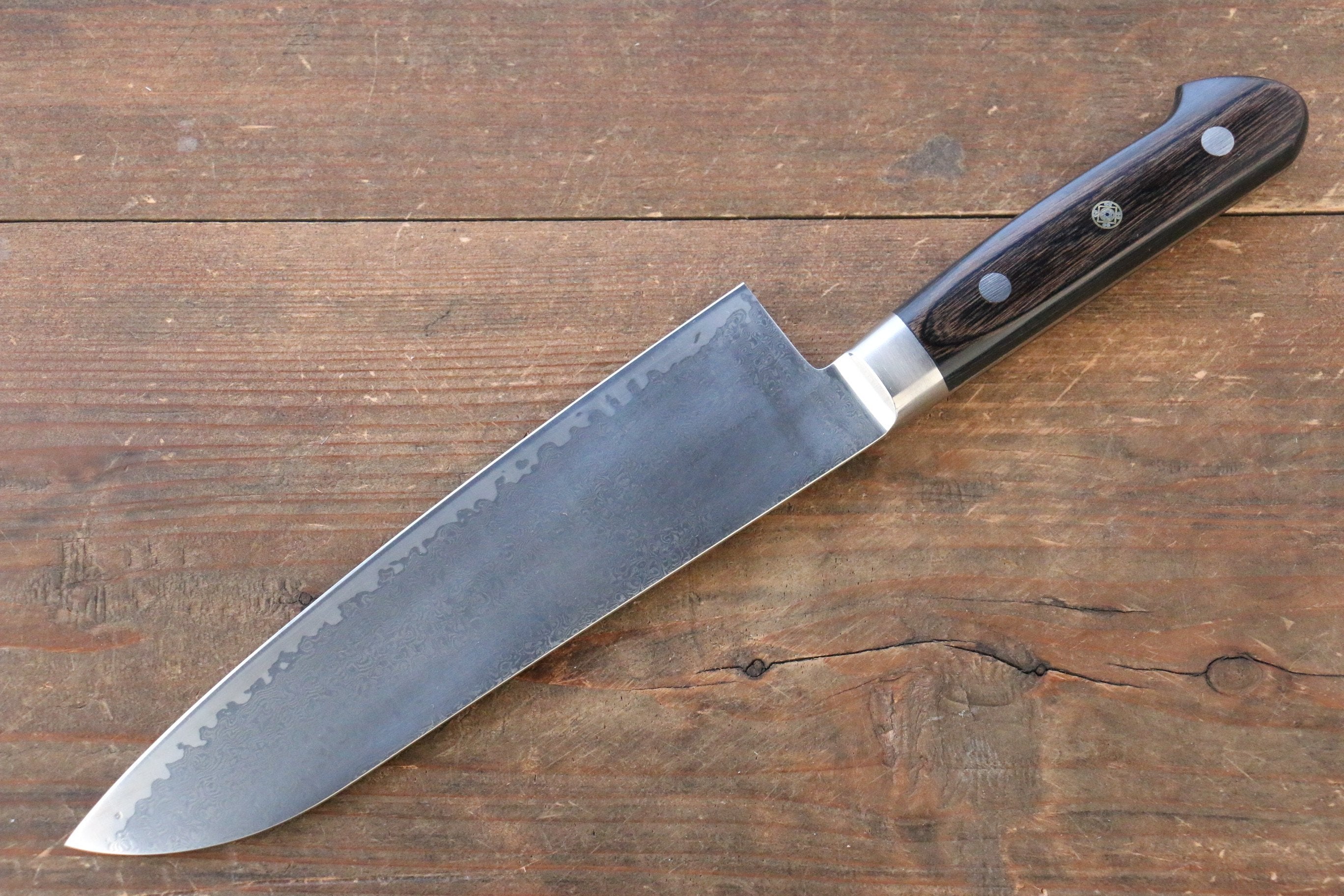 Shungo Ogata SG2 Damascus Santoku 180mm Handle - Japanny - Best Japanese Knife