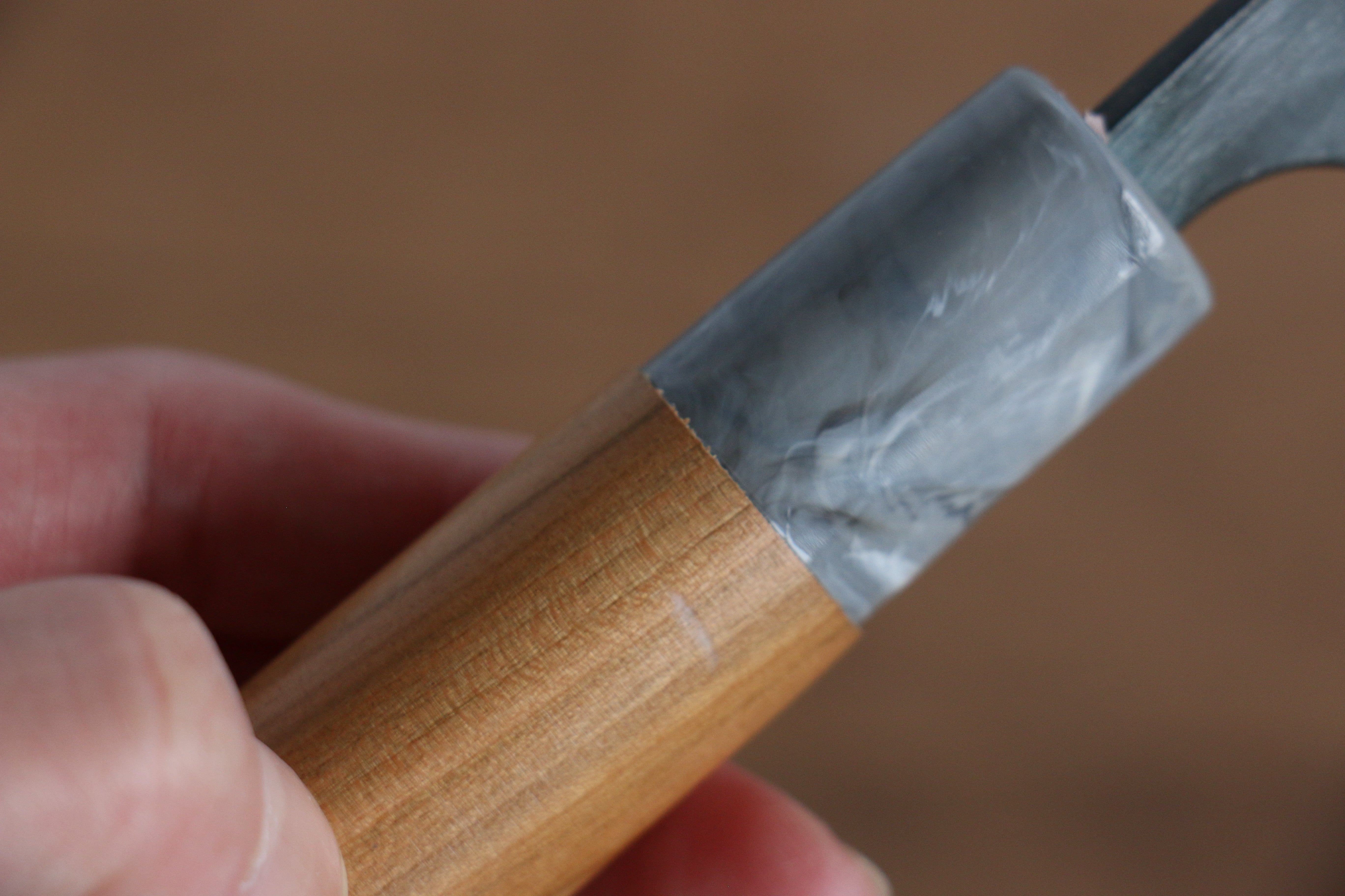 Masakage Mizu Blue Steel No.2 Black Finished Petty-Utility 80mm American Cherry Handle - Japanny - Best Japanese Knife