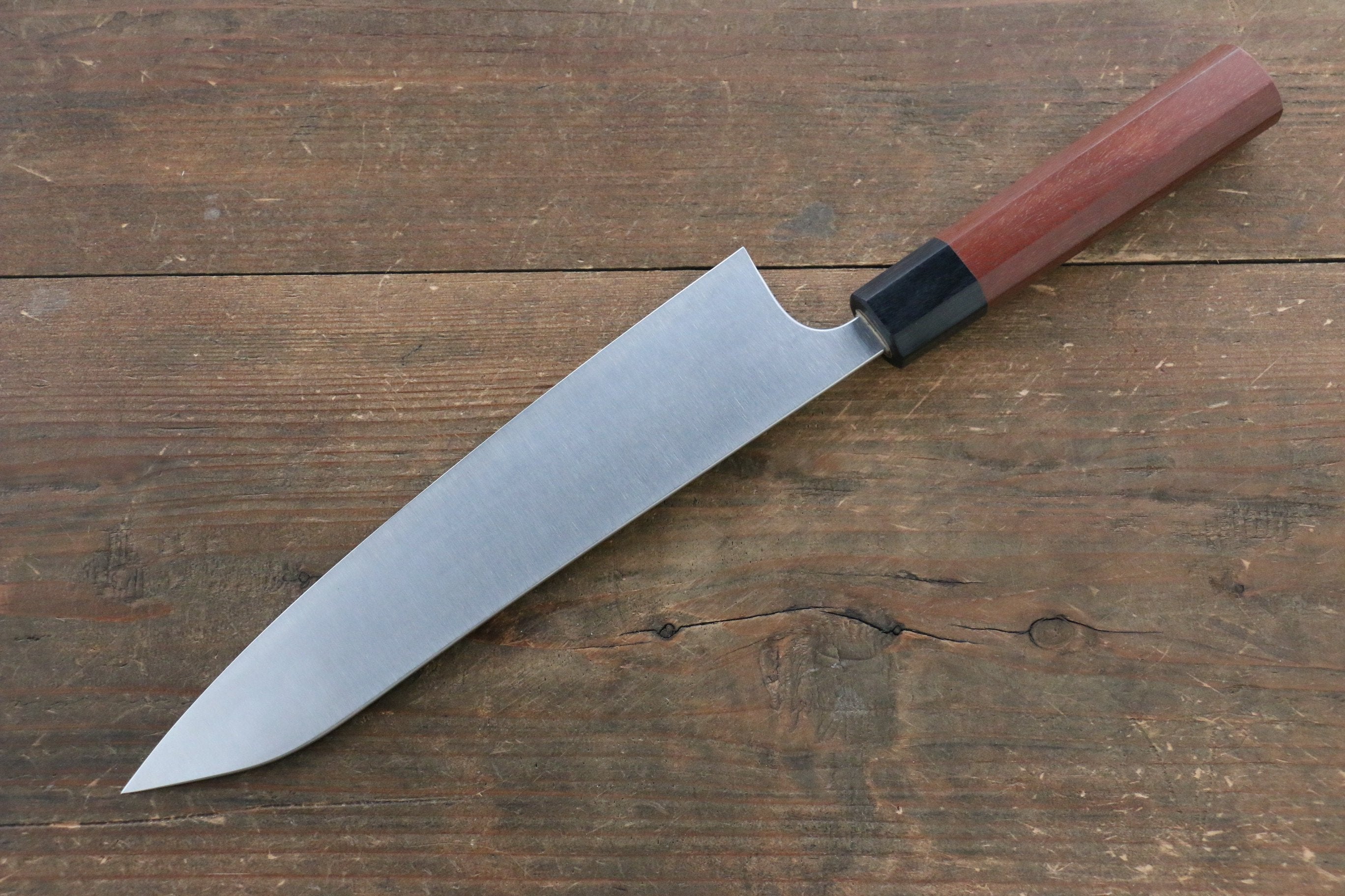 Shibata Takayuki Koutetsu Blue Super Gyuto 210mm Jarrah Handle - Japanny - Best Japanese Knife
