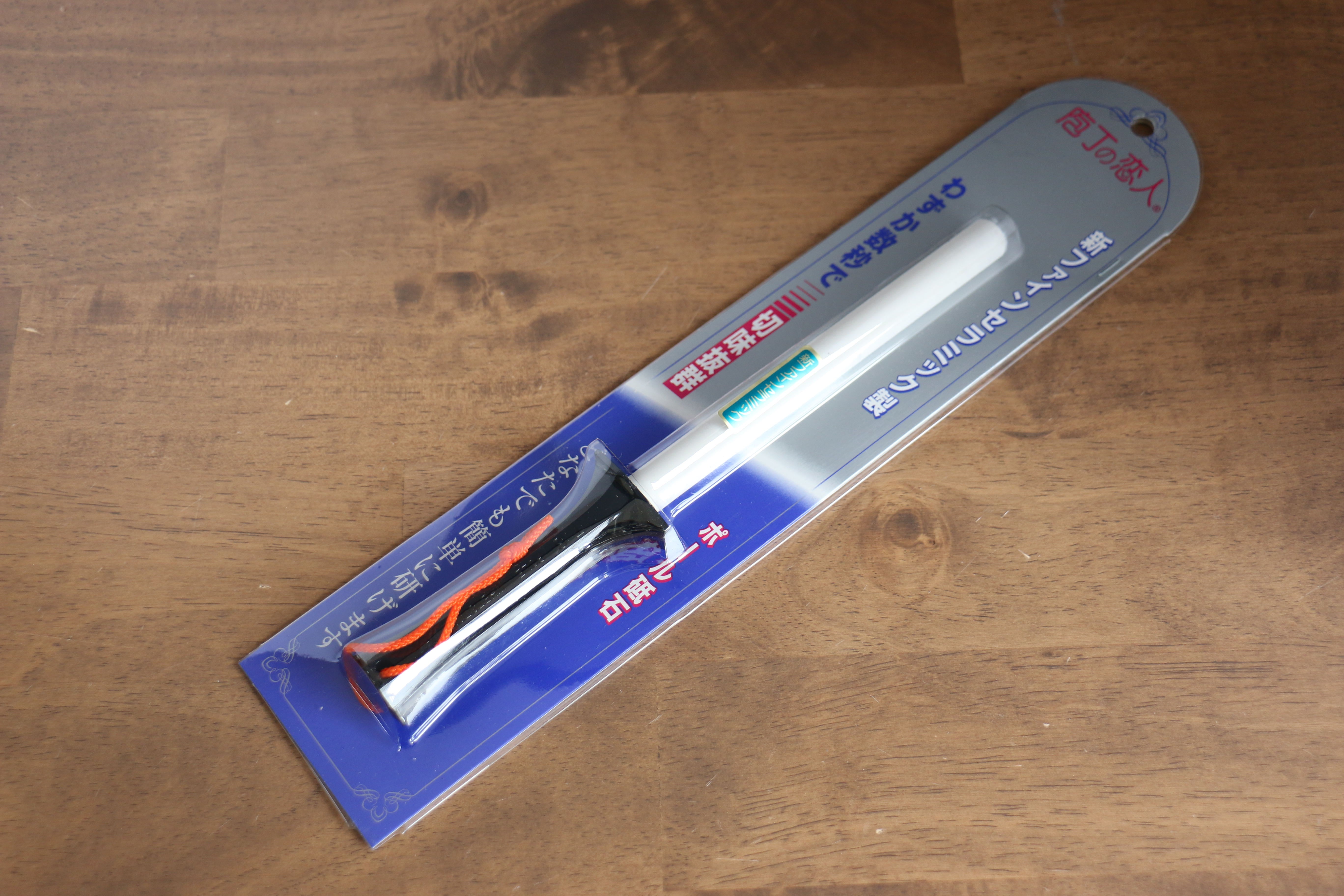 Fine ceramic Sharpening Rod Black Plastic Handle - Japanny - Best Japanese Knife