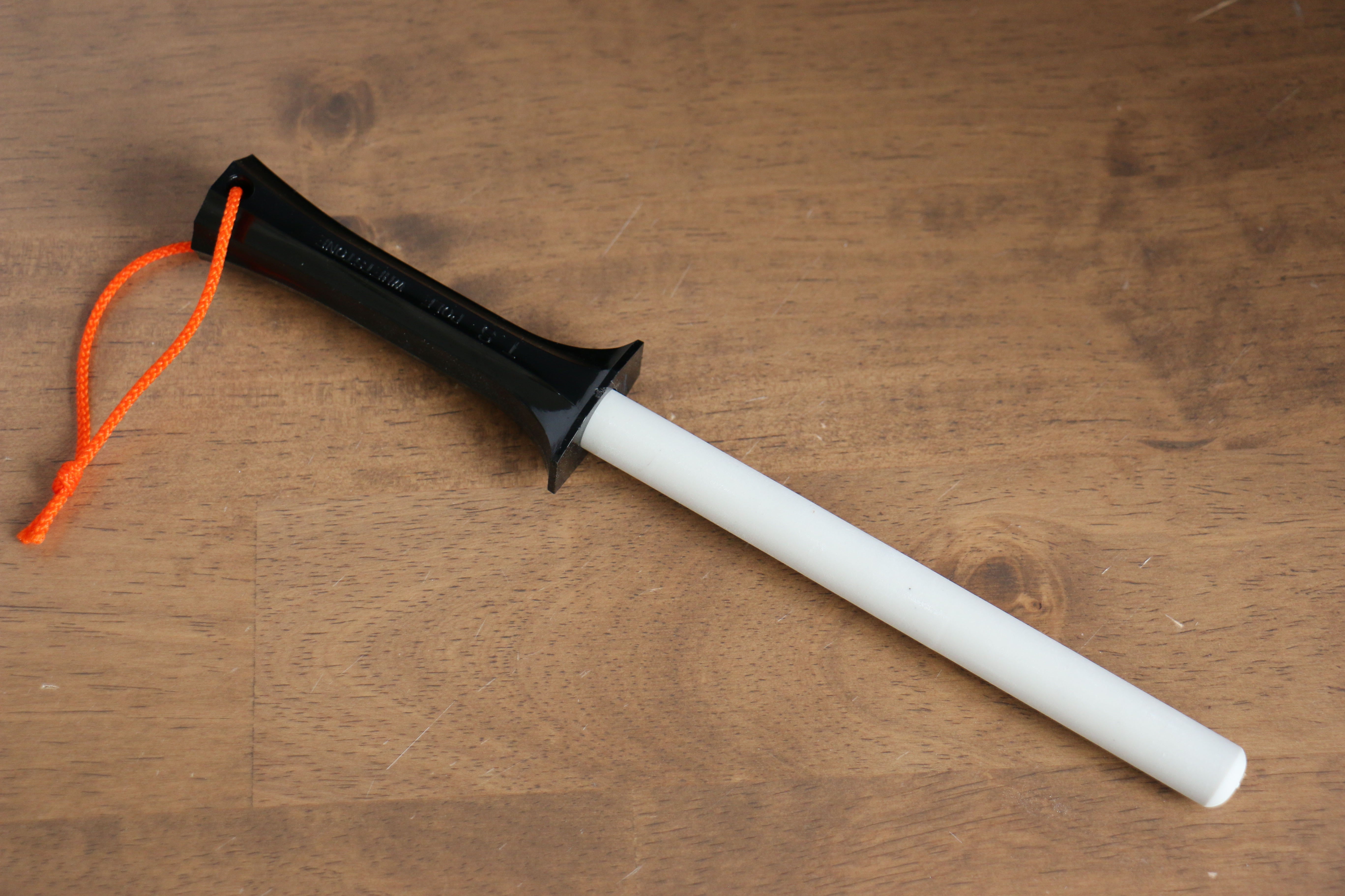 Fine ceramic Sharpening Rod Black Plastic Handle - Japanny - Best Japanese Knife