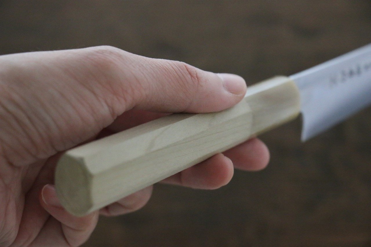 Sakai Takayuki Grand Chef Grand Chef Swedish Steel-stn Petty-Utility 150mm Magnolia Handle - Japanny - Best Japanese Knife