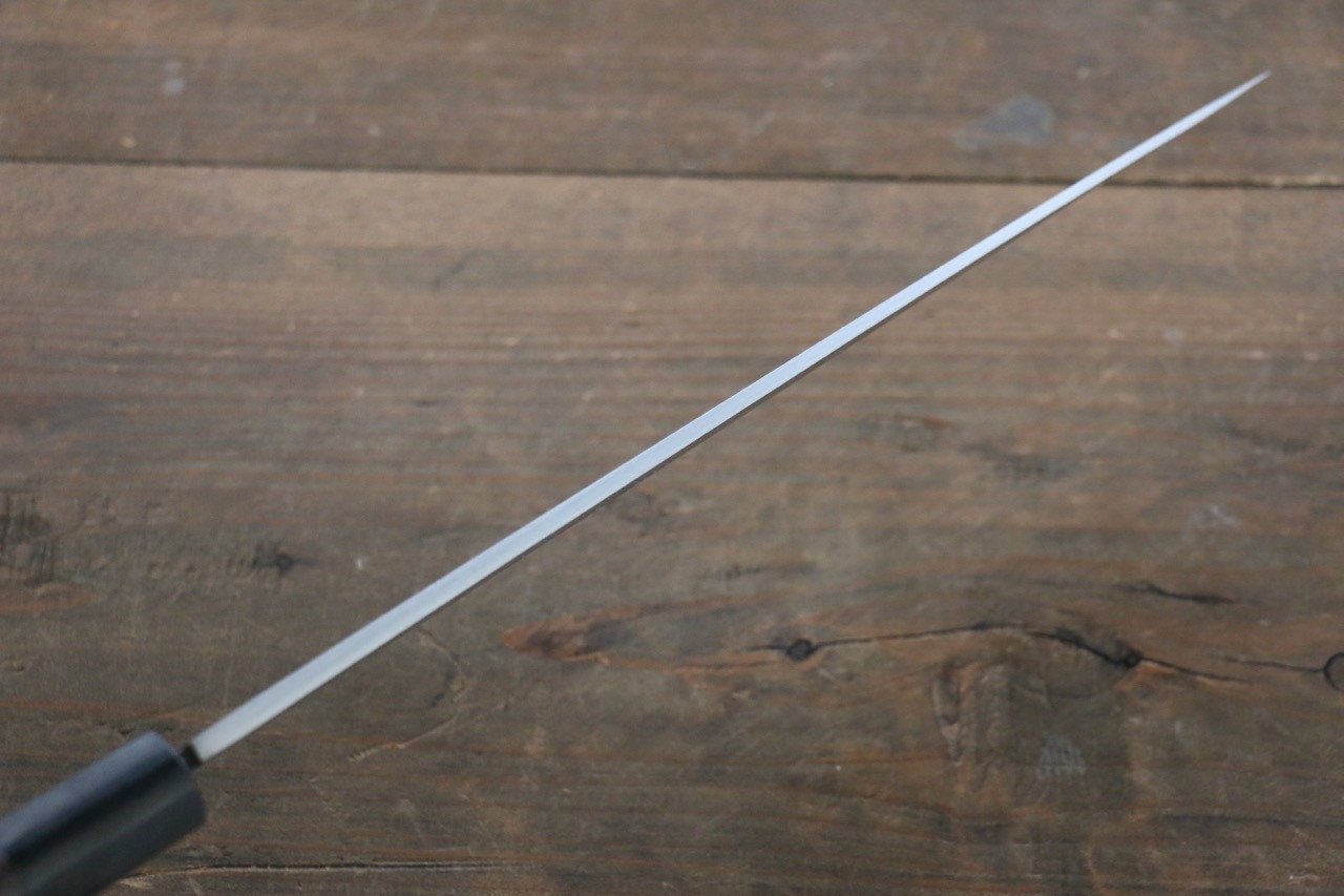 Hideo Kitaoka White Steel No.2 Damascus Yanagiba 240mm Shitan Handle - Japanny - Best Japanese Knife