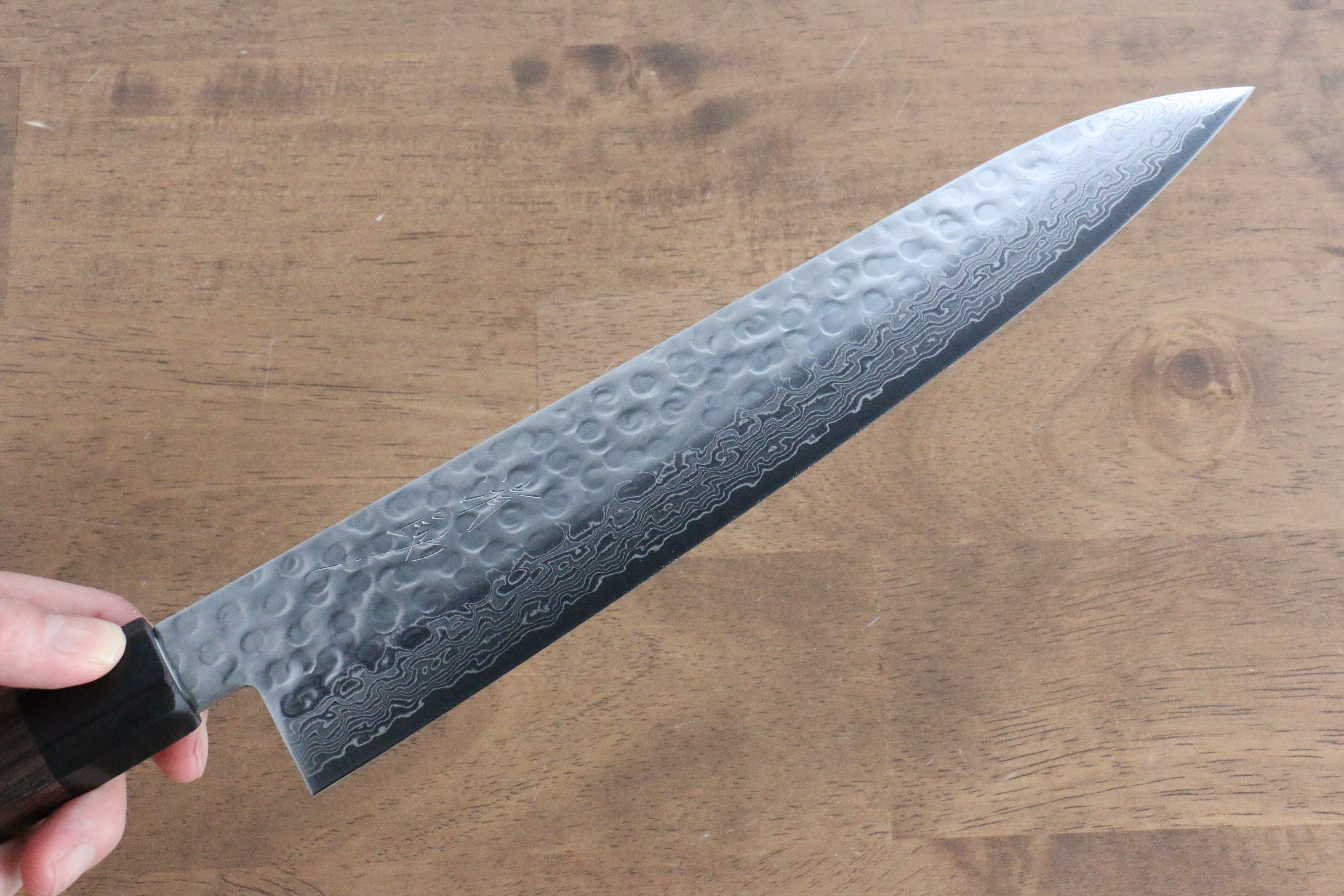 Seisuke AUS10 Gyuto 240mm Shitan Handle - Japanny - Best Japanese Knife