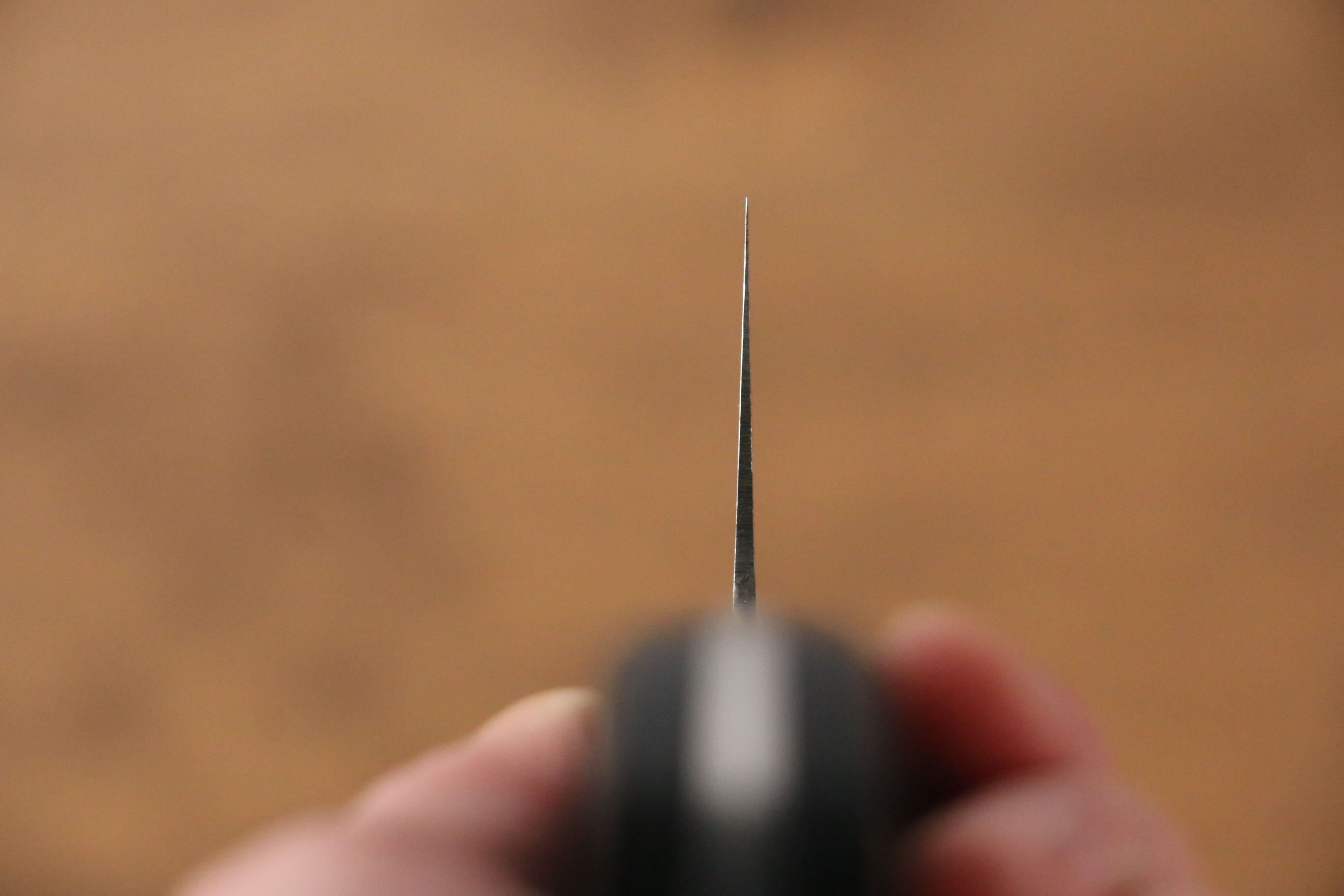 Iseya Molybdenum Santoku 180mm Black Pakka wood Handle - Japanny - Best Japanese Knife