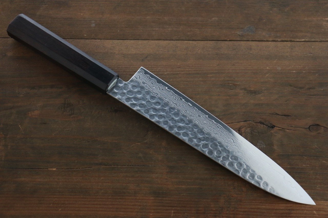 Seisuke AUS10 Gyuto 210mm Shitan Handle - Japanny - Best Japanese Knife