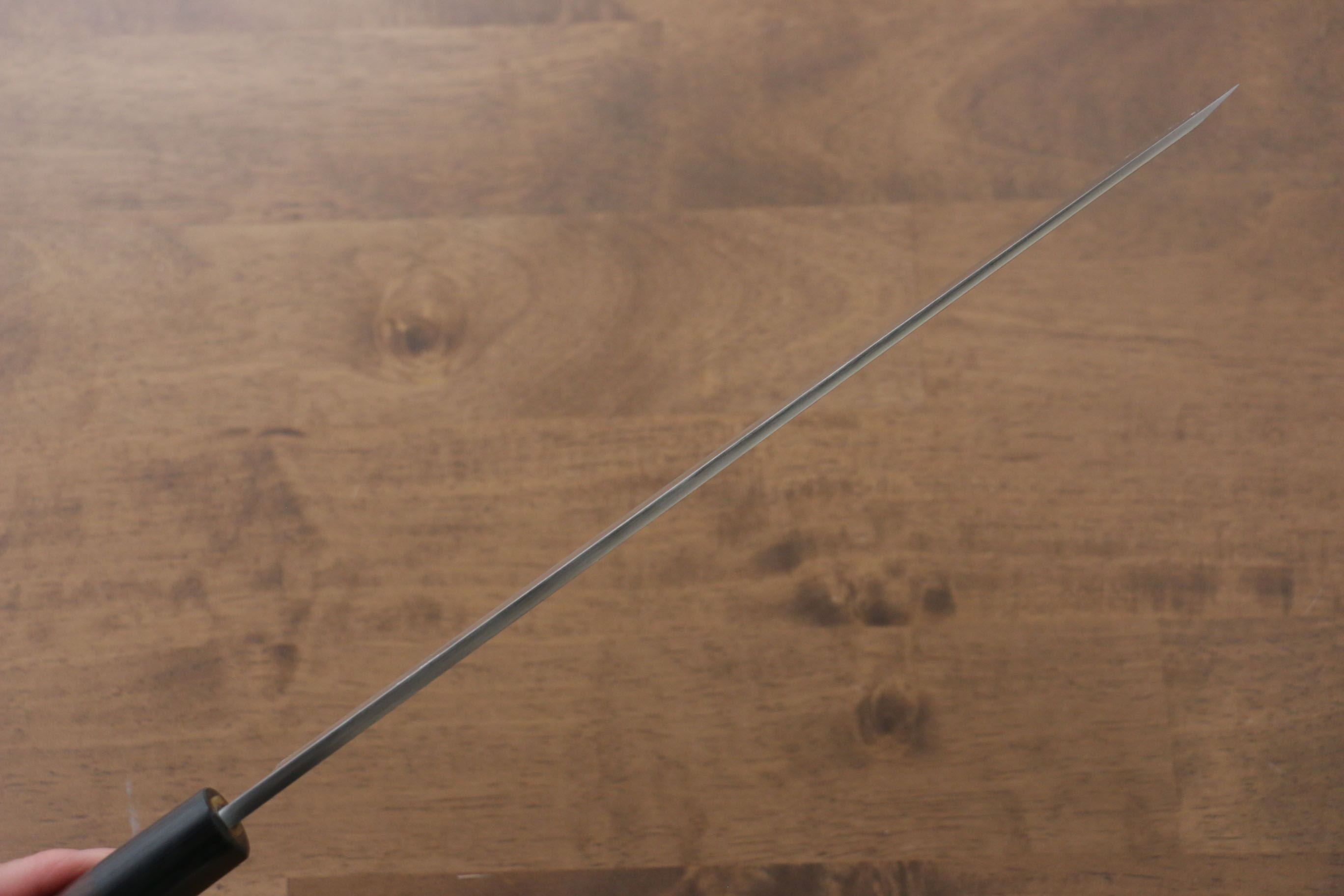 Jikko Silver Steel No.3 Sakimaru Yanagiba 270mm Shitan Handle - Japanny - Best Japanese Knife